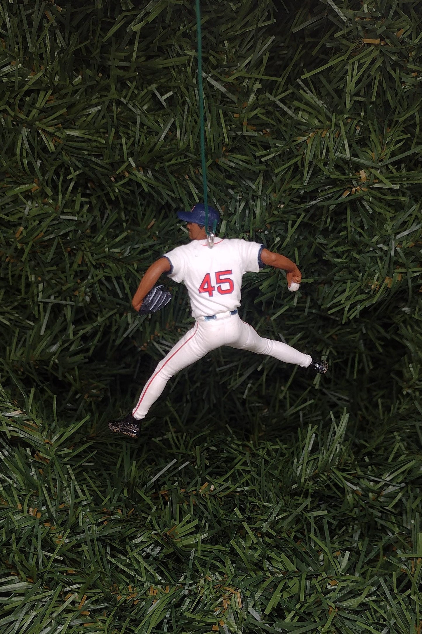 BOSTON RED SOX Ornament Christmas Gift Idea Pedro Martinez Unique Xmas Tree Decoration Mlb Baseball figure