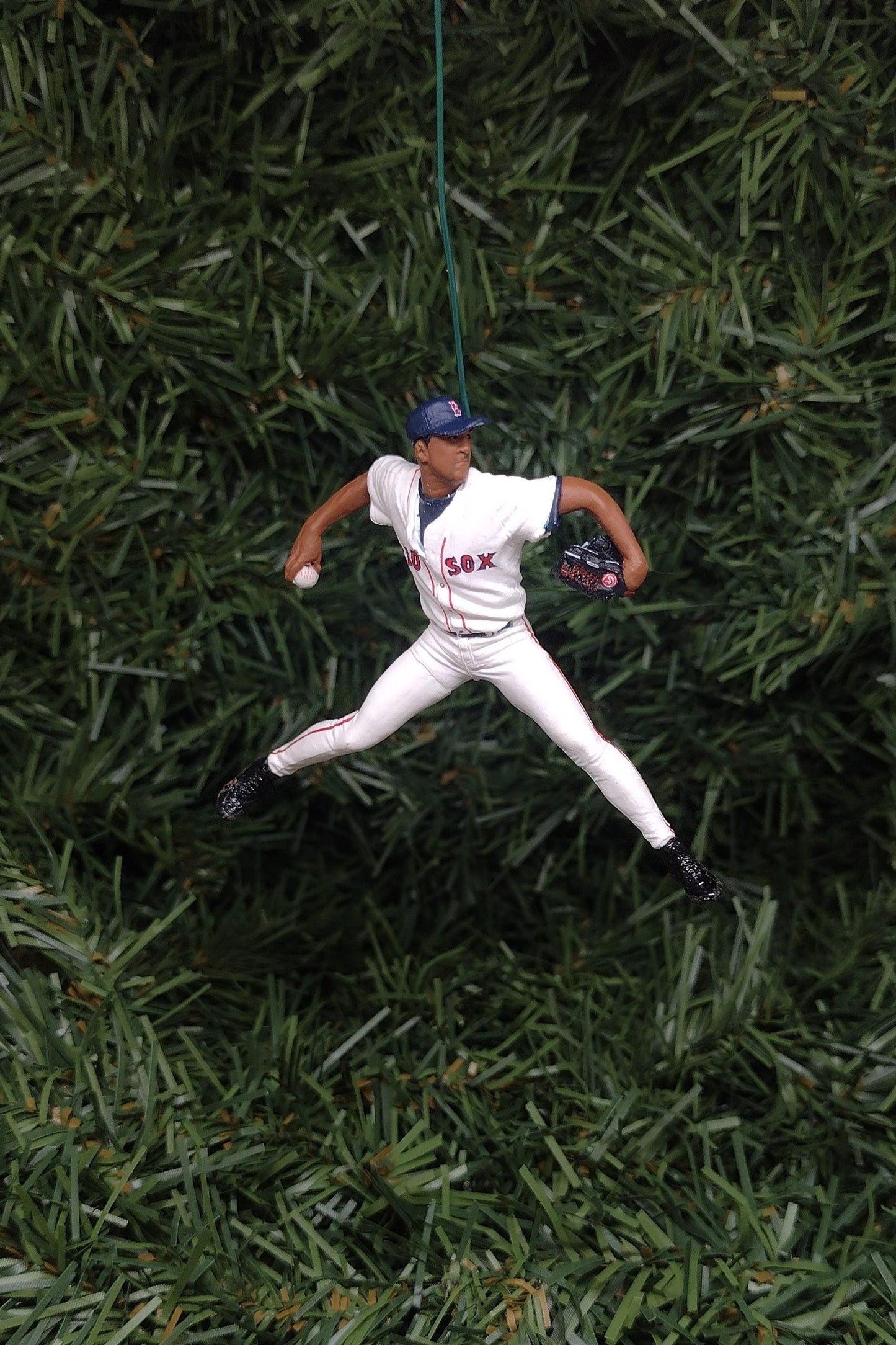 BOSTON RED SOX Ornament Christmas Gift Idea Pedro Martinez Unique Xmas Tree Decoration Mlb Baseball figure