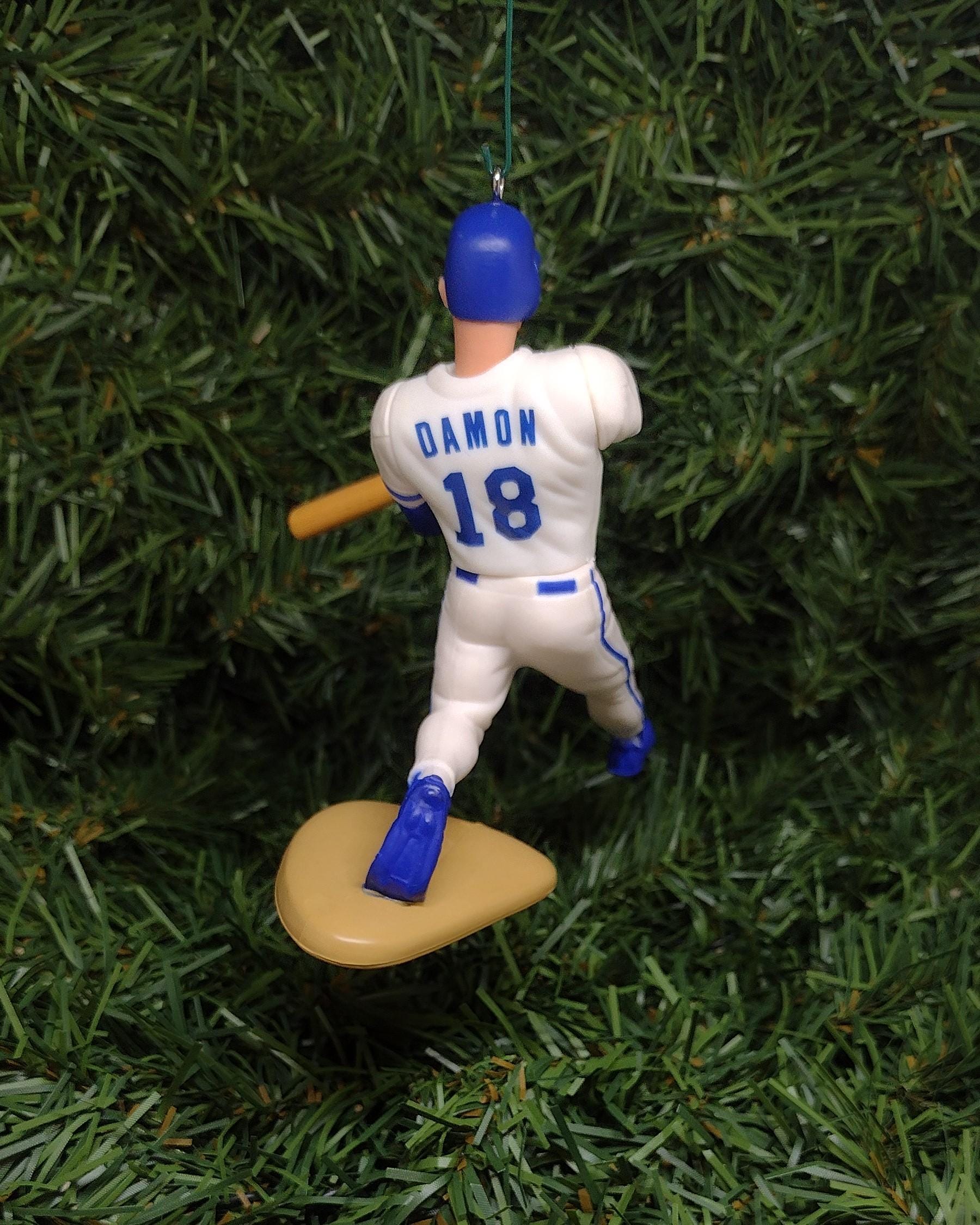 KANSAS CITY ROYALS Ornaments Christmas Tree Decoration Johnny Damon/Brett Saberhagen/Danny Tartabull Mlb Unique Xmas Gift Idea