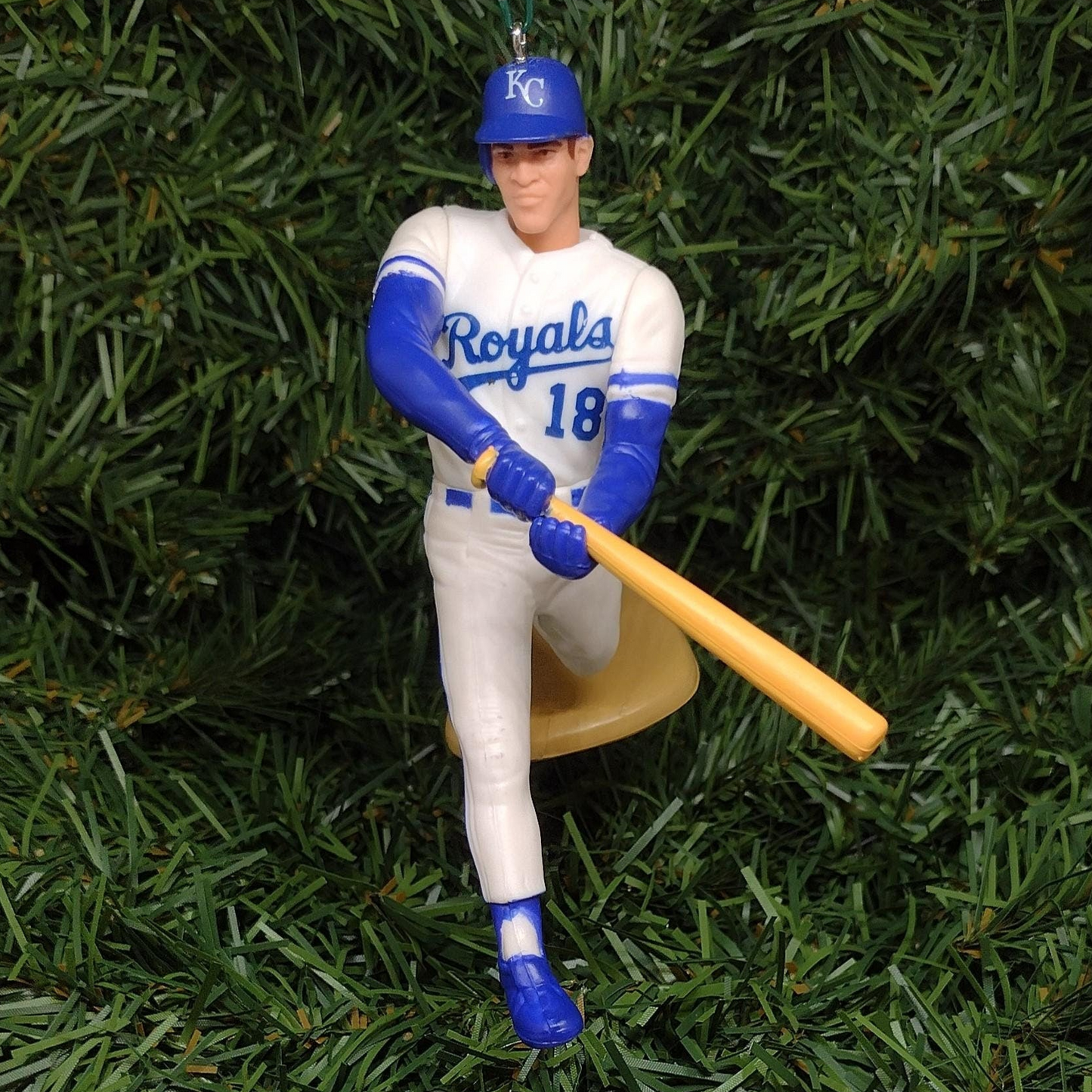 KANSAS CITY ROYALS Ornaments Christmas Tree Decoration Johnny Damon/Brett Saberhagen/Danny Tartabull Mlb Unique Xmas Gift Idea