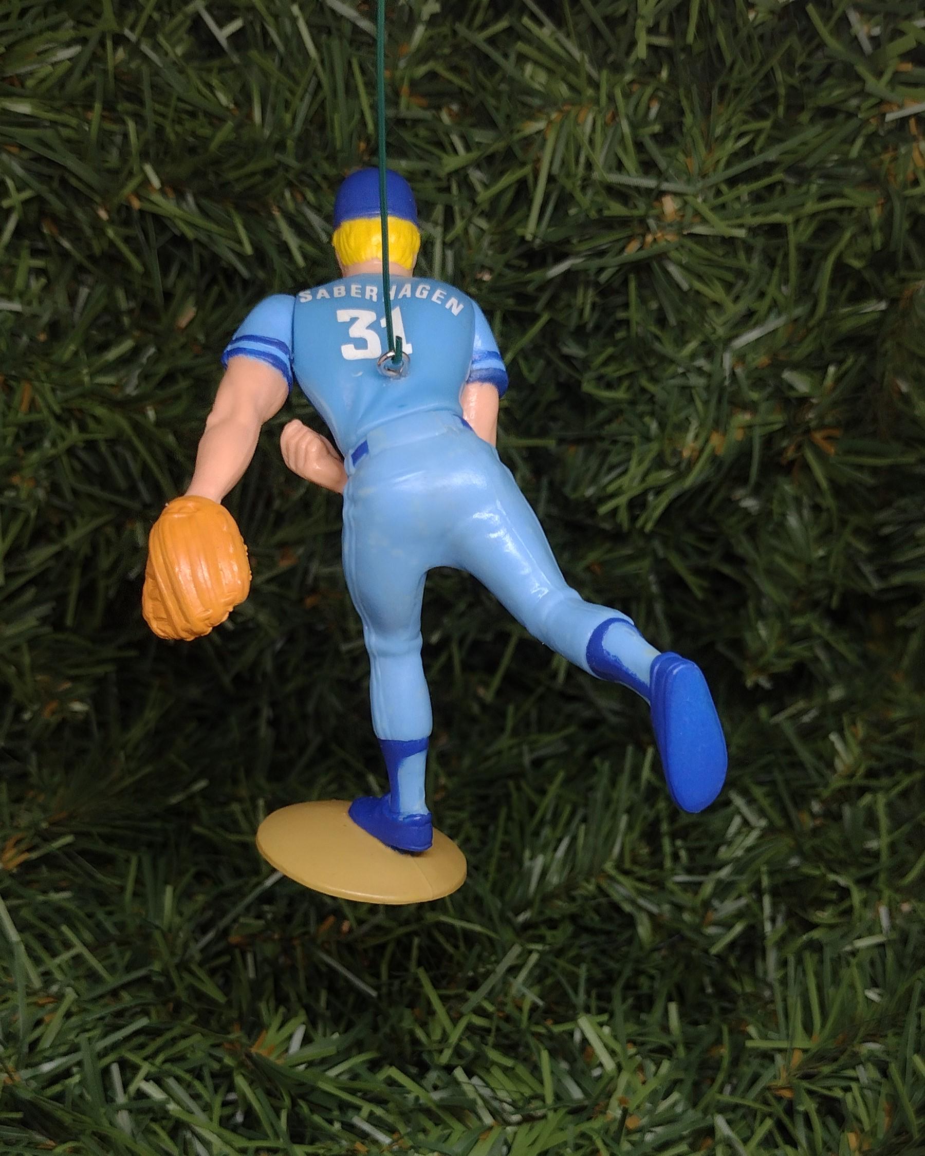 KANSAS CITY ROYALS Ornaments Christmas Tree Decoration Brett Saberhagen/Pat Tabler/David Cone Mlb Unique Xmas Gift Idea