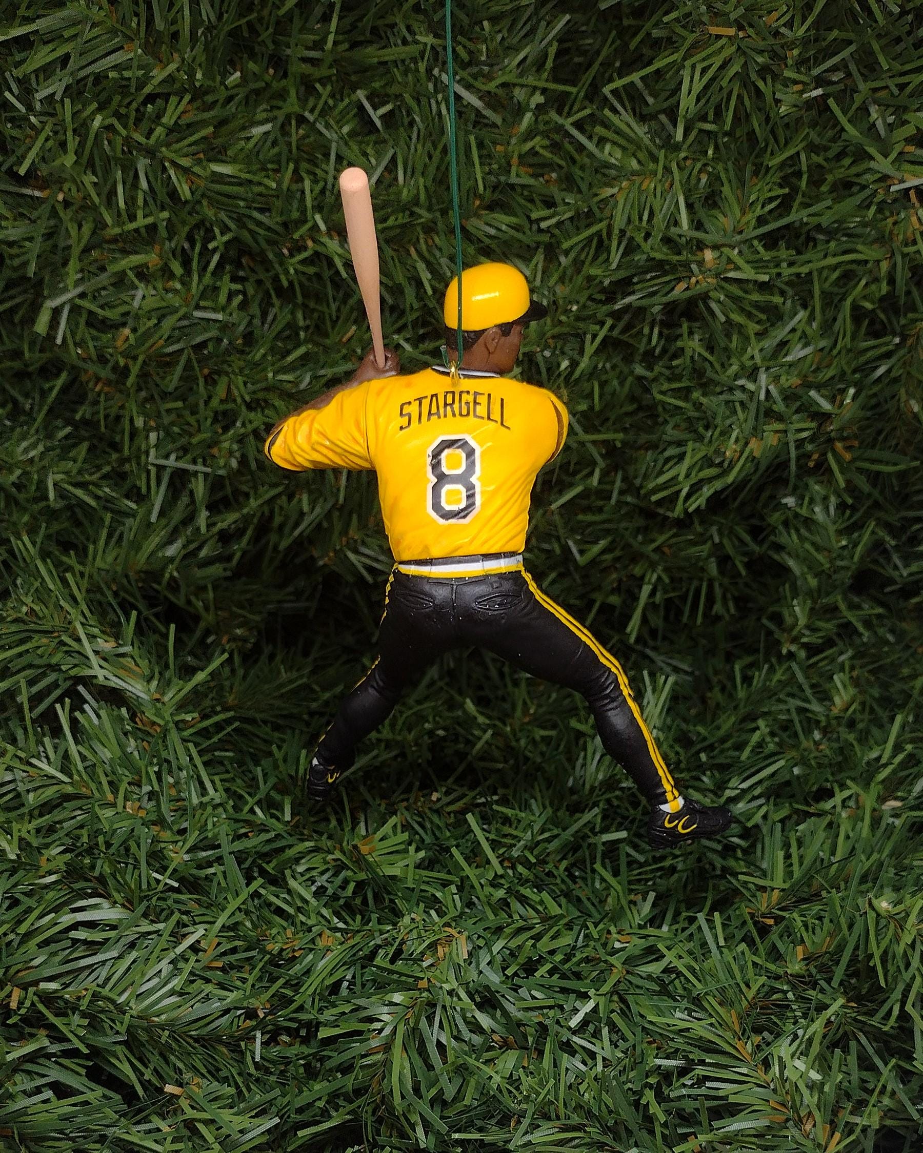 Willie Stargell PITTSBURGH PIRATES Christmas tree ornament MLB baseball xmas figure unique gift idea World Series Champion