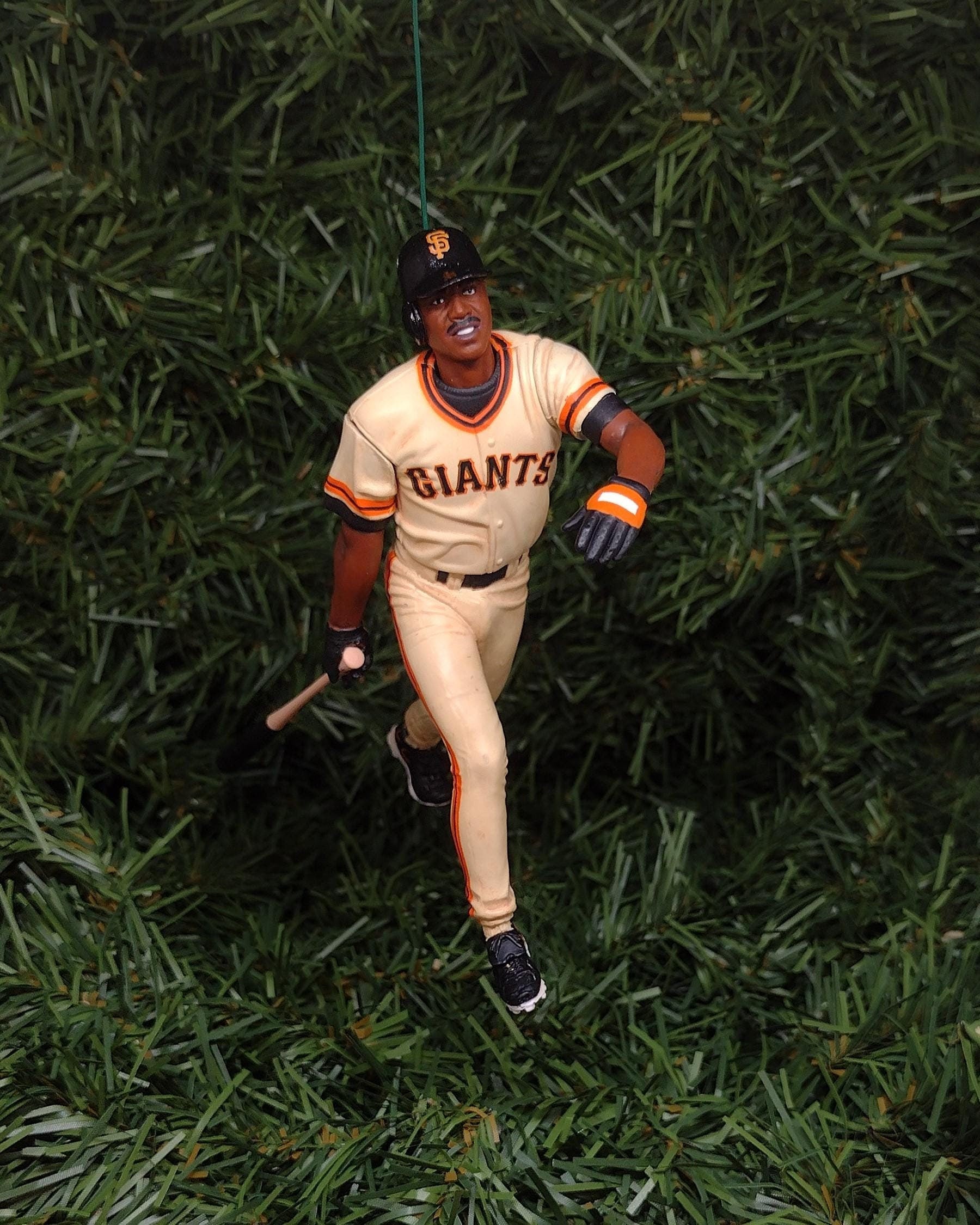 Barry Bonds SAN FRANCISCO GIANTS Christmas Ornament Mlb Baseball Xmas Tree Figure Unique Gift Idea