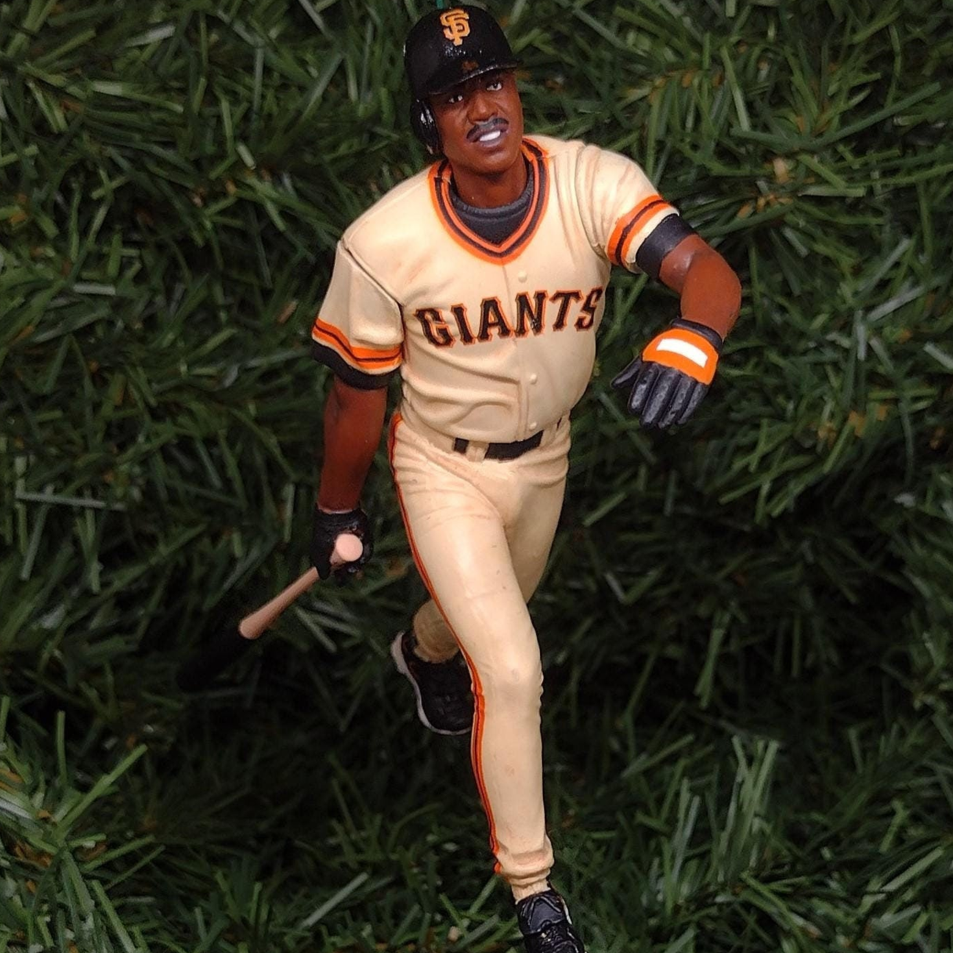 Barry Bonds SAN FRANCISCO GIANTS Christmas Ornament Mlb Baseball Xmas Tree Figure Unique Gift Idea