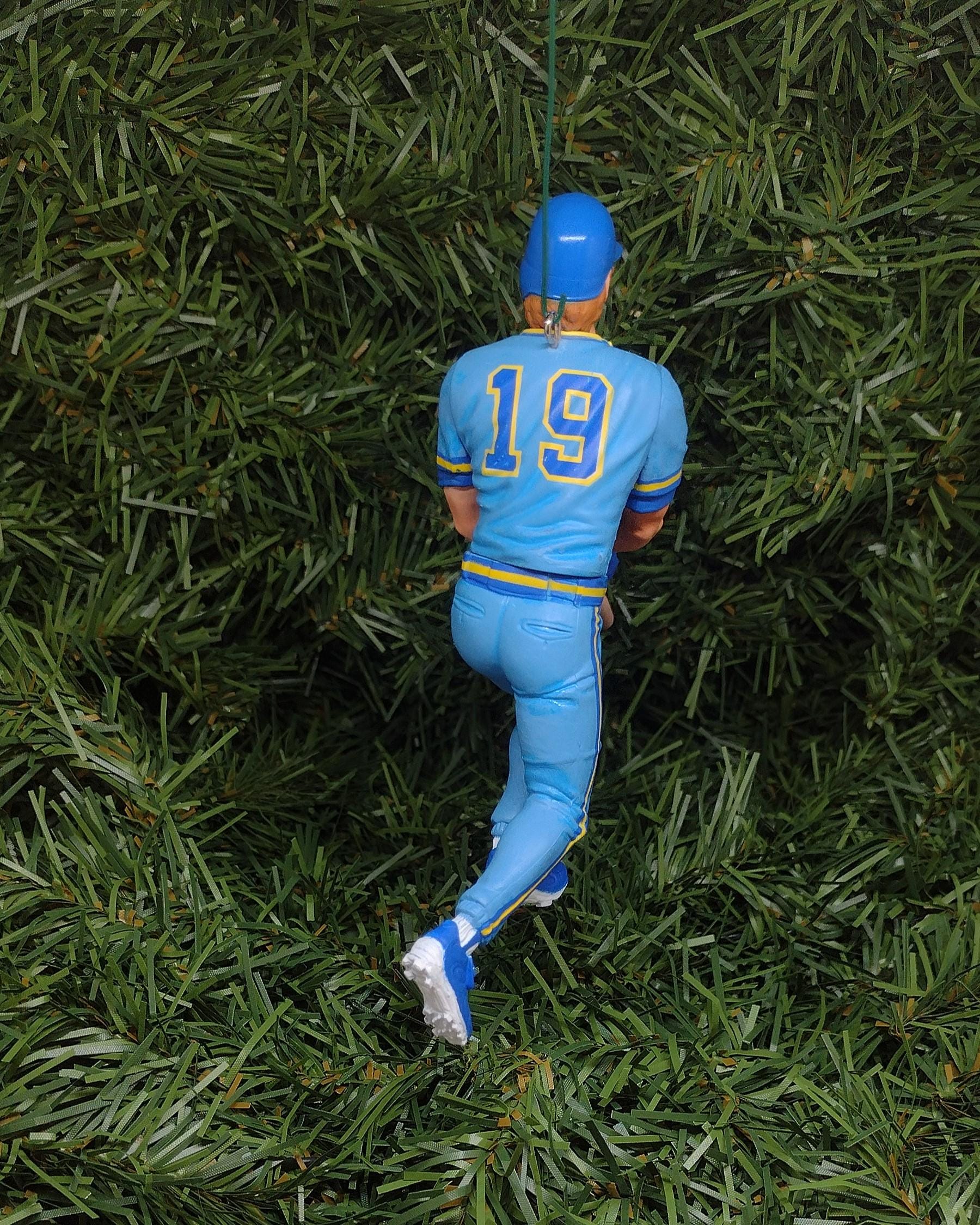 Robin Yount MILWAUKEE BREWERS Christmas tree ornament MLB baseball xmas figure great gift idea