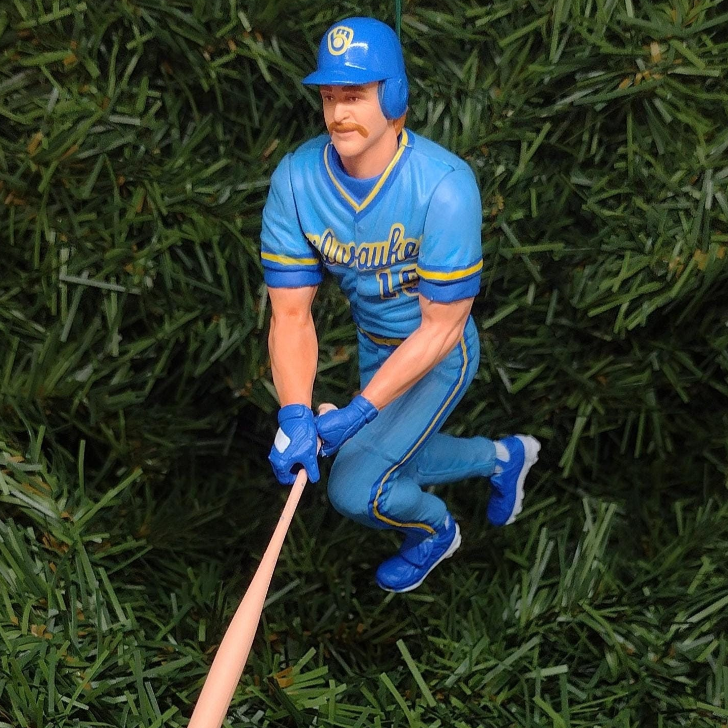 Robin Yount MILWAUKEE BREWERS Ornament Christmas Gift Idea MLB Baseball Unique Xmas Tree Decoration