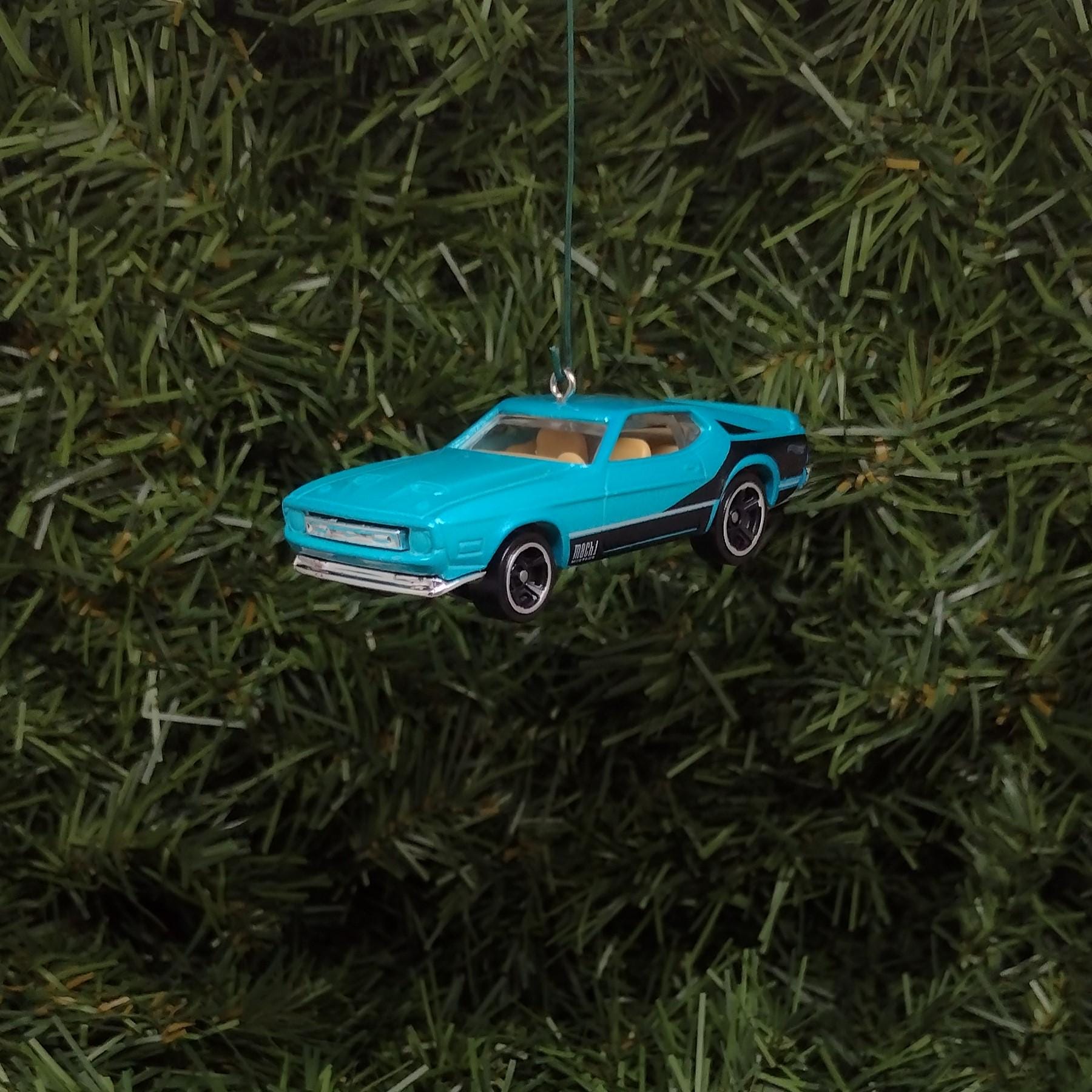 Ford Mustang Ornament 1971 Mach 1 Christmas Gift Idea Unique Car Xmas Tree Decoration