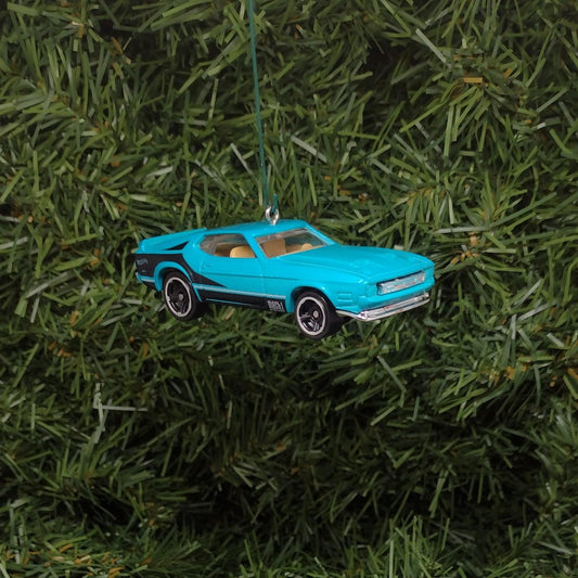 Ford Mustang Ornament 1971 Mach 1 Christmas Gift Idea Unique Car Xmas Tree Decoration