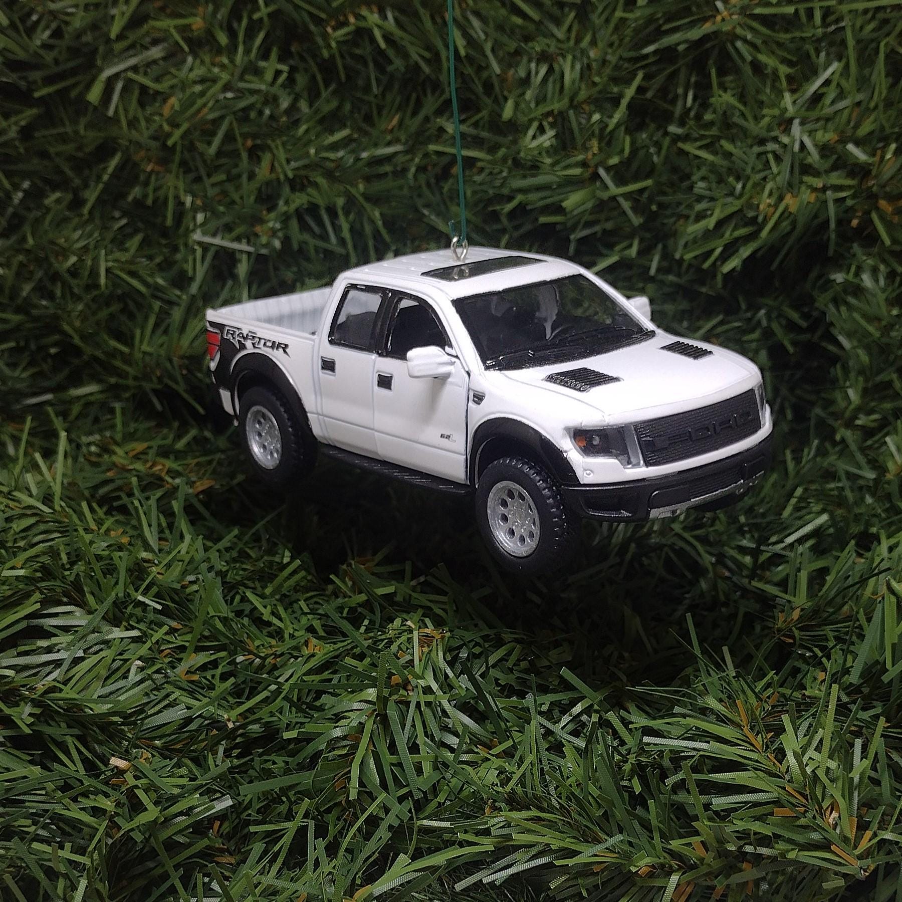 FORD F-150 Raptor Truck Ornament Christmas Tree Decoration Fun Automotive Xmas Gift Idea 5 inches long 2010-2014