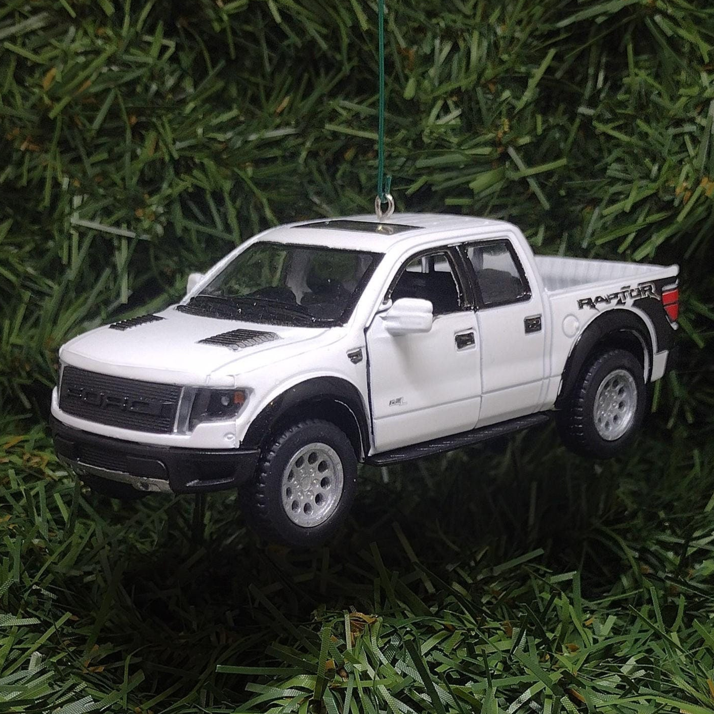 FORD F-150 Raptor Truck Ornament Christmas Tree Decoration Fun Automotive Xmas Gift Idea 5 inches long 2010-2014