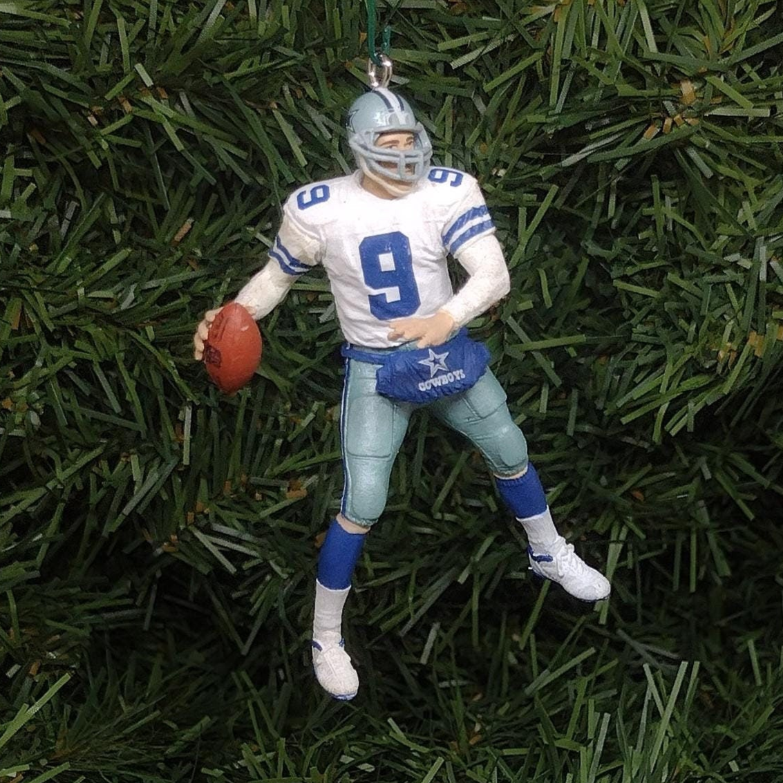 DALLAS COWBOYS Ornament Tony Romo Christmas Tree Decoration NFL Football Figure Unique Gift Idea