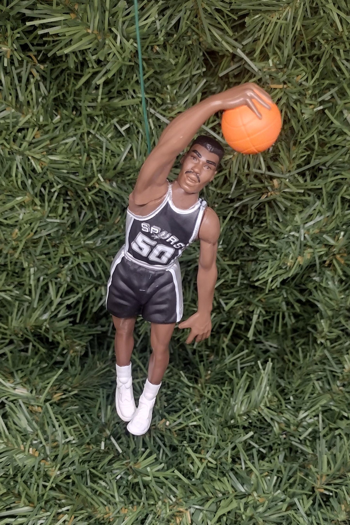 David Robinson SAN ANTONIO SPURS Christmas tree ornament xmas nba basketball figure unique gift idea spur ornaments