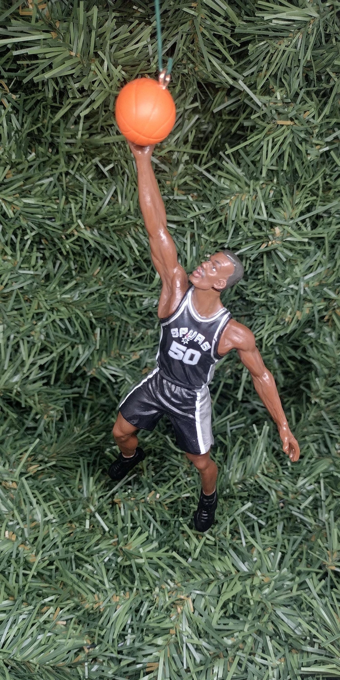 David Robinson SAN ANTONIO SPURS Christmas tree ornament xmas nba basketball figure unique gift idea spur ornaments