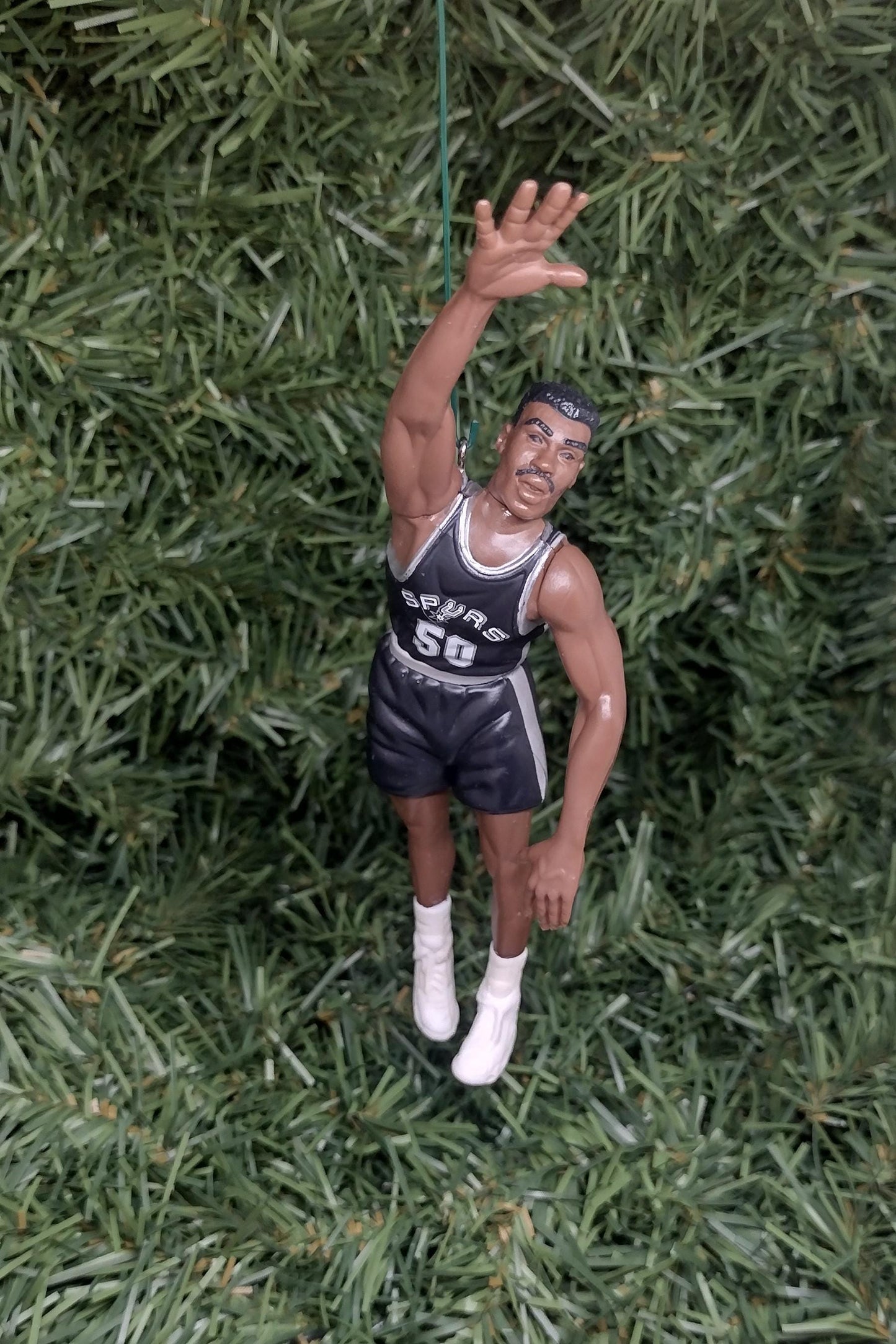 David Robinson SAN ANTONIO SPURS Christmas tree ornament xmas nba basketball figure unique gift idea spur ornaments