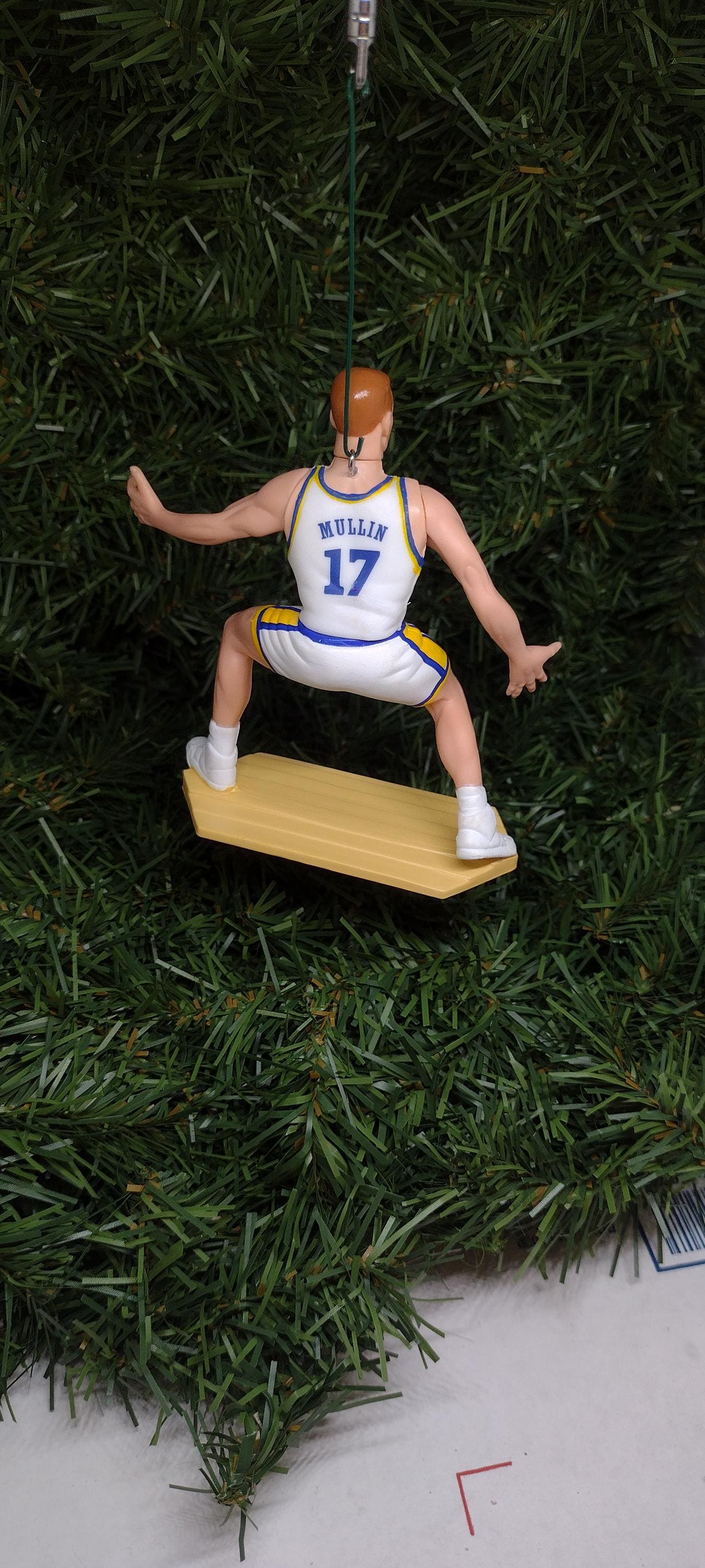 GOLDEN STATE WARRIORS ornaments Christmas tree decoration Tim Hardaway/Chris Mullin/Chris Webber/Latrell Sprewell unique Xmas gift idea