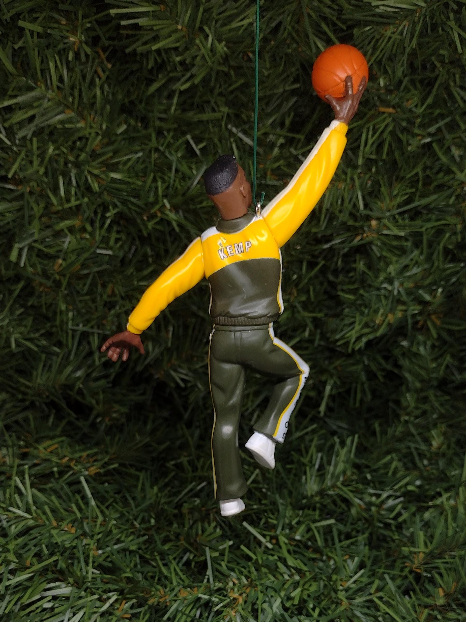 SEATTLE SONICS Christmas ornament Shawn Kemp/Gary Payton/Vin Baker Unique Xmas tree decoration NBA basketball Supersonics