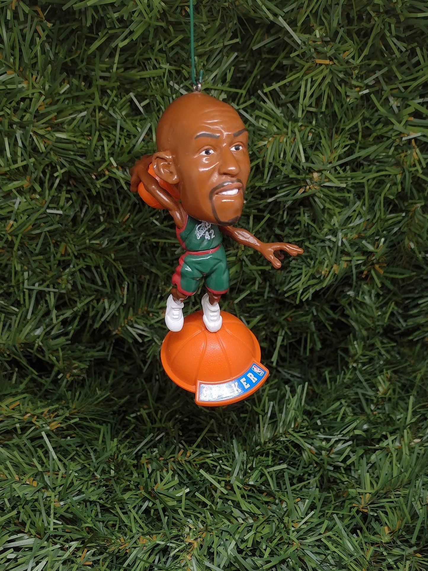 SEATTLE SONICS Christmas ornament Shawn Kemp/Gary Payton/Vin Baker Unique Xmas tree decoration NBA basketball Supersonics