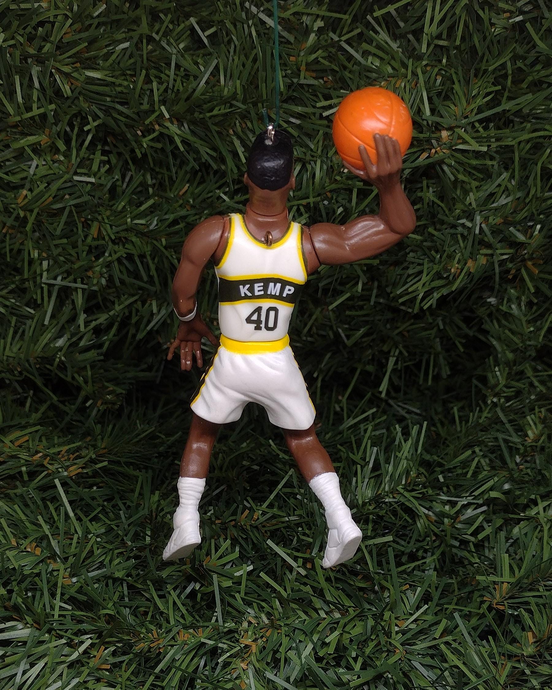 SEATTLE SONICS Christmas Ornament Shawn Kemp/Gary Payton/Vin Baker Unique Xmas Tree Decoration NBA Basketball Supersonics