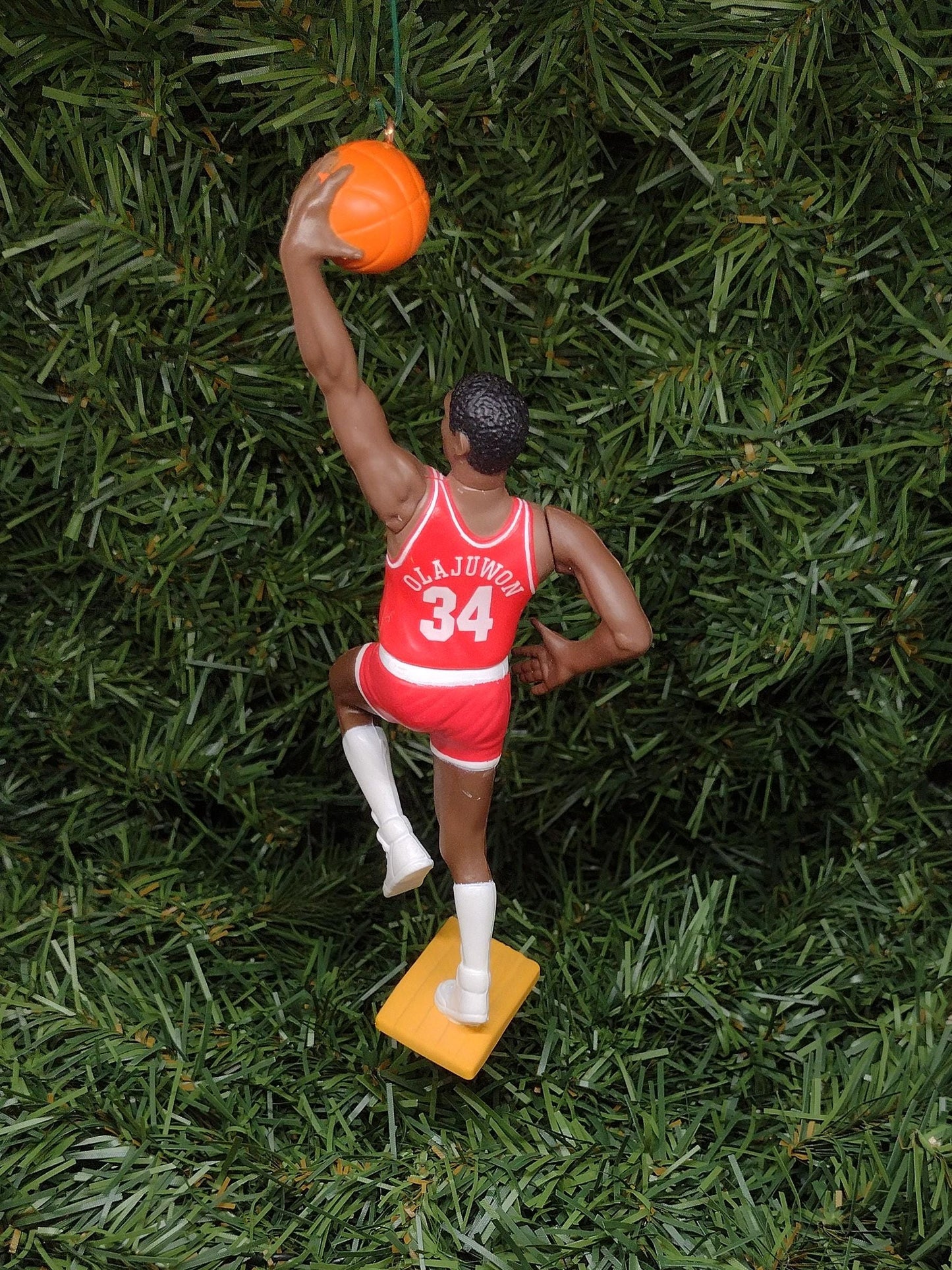 HOUSTON ROCKETS ornament Christmas tree ornament Hakeem Olajuwon/Charles Barkley/Scottie Pippen xmas gift idea nba basketball figure