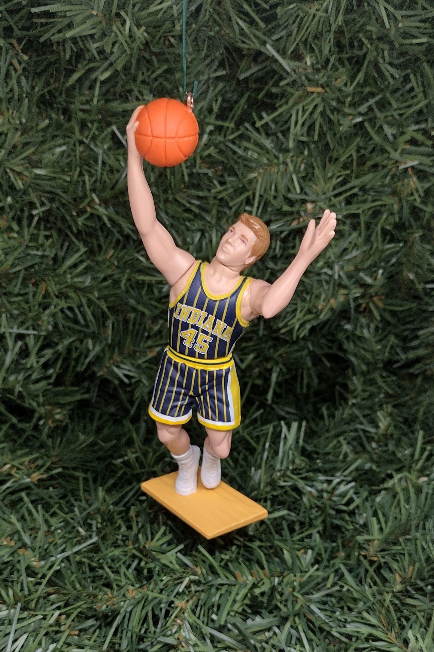 INDIANA PACERS Christmas ornament Reggie Miller/Rik Smits xmas tree nba basketball figure unique gift idea Pacer ornaments