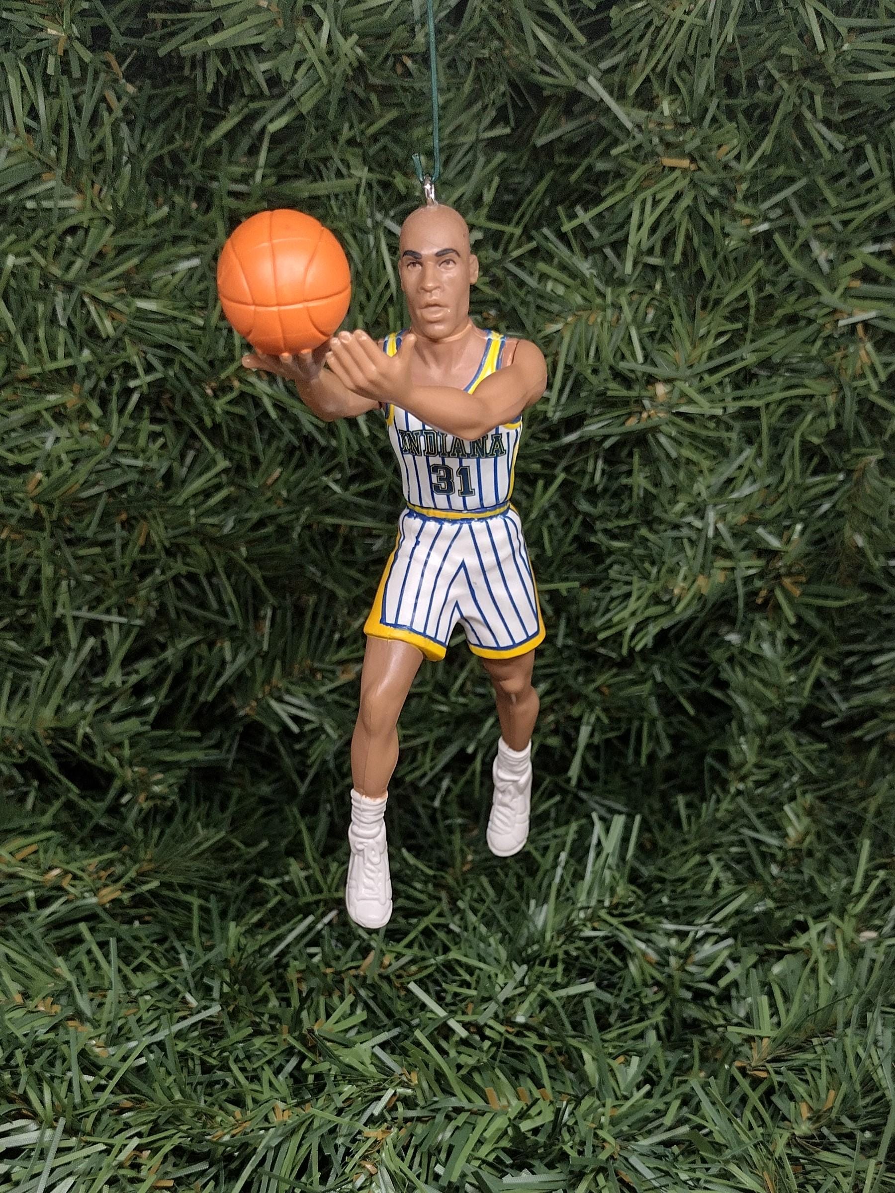 INDIANA PACERS Christmas ornament Reggie Miller/Rik Smits xmas tree nba basketball figure unique gift idea Pacer ornaments