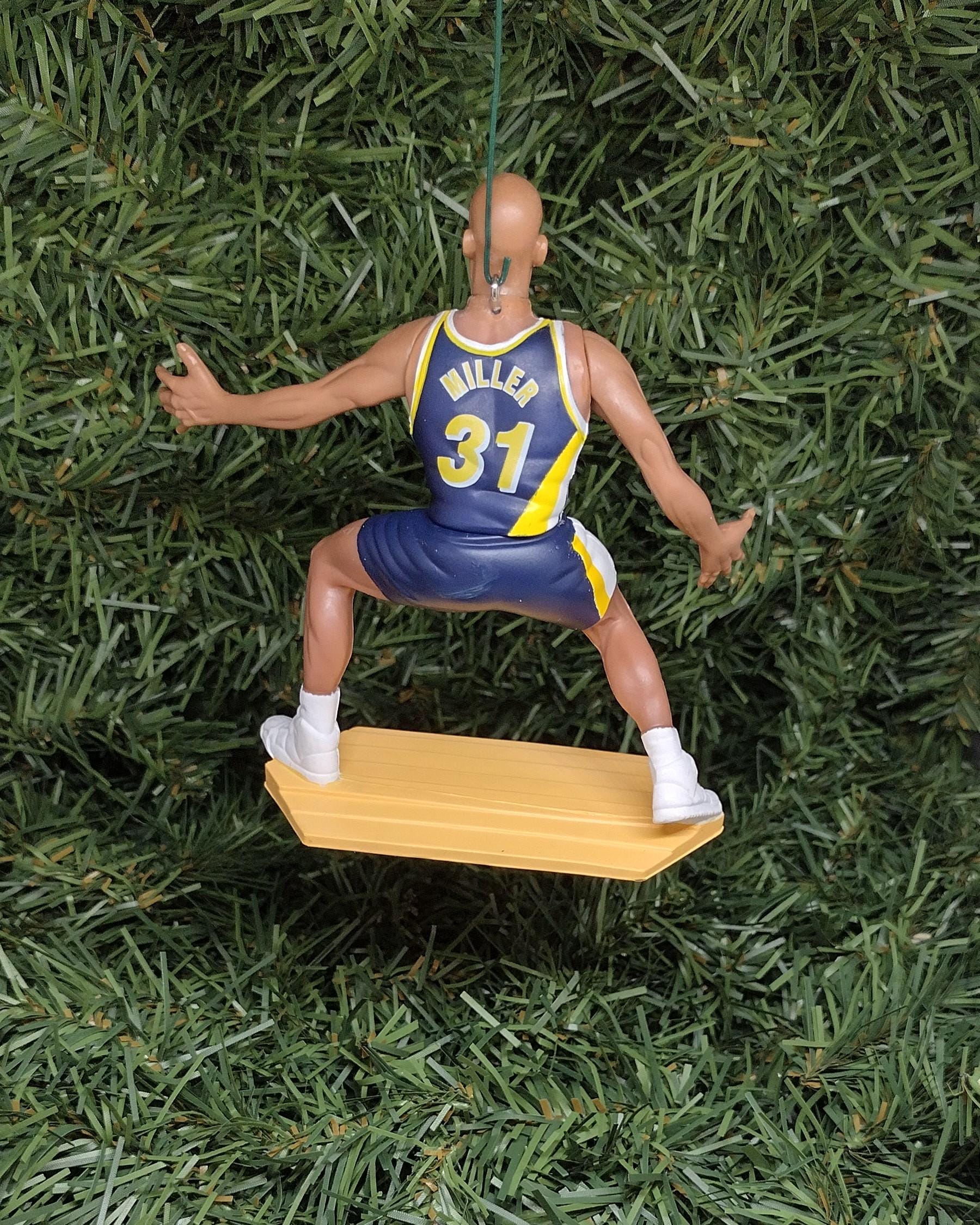 INDIANA PACERS Christmas ornament Reggie Miller/Rik Smits xmas tree nba basketball figure unique gift idea Pacer ornaments