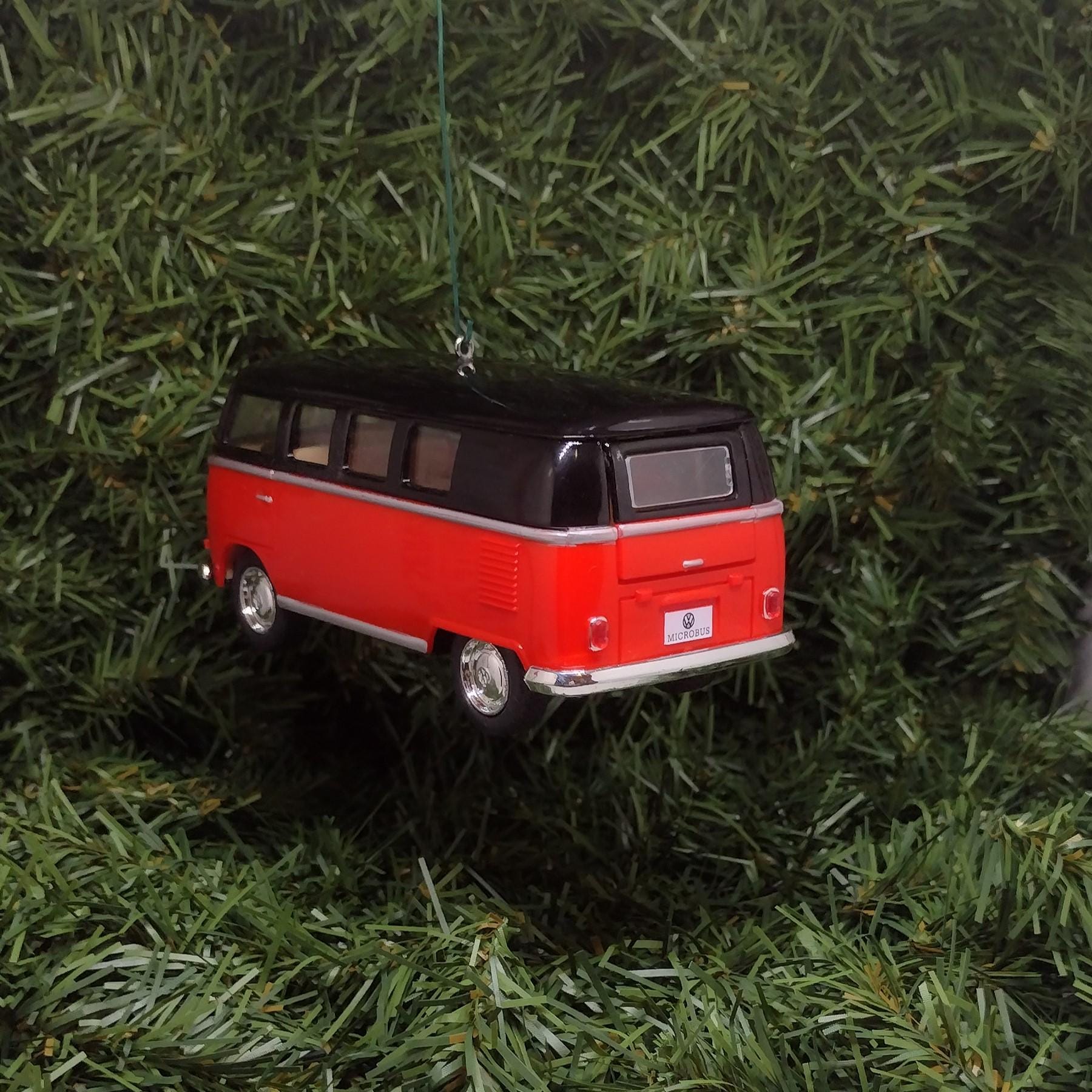 1962 VW Bus Ornament Christmas Tree Decoration Fun Automotive Gift For Car Enthusiast Volkswagen Unique Xmas Idea olp