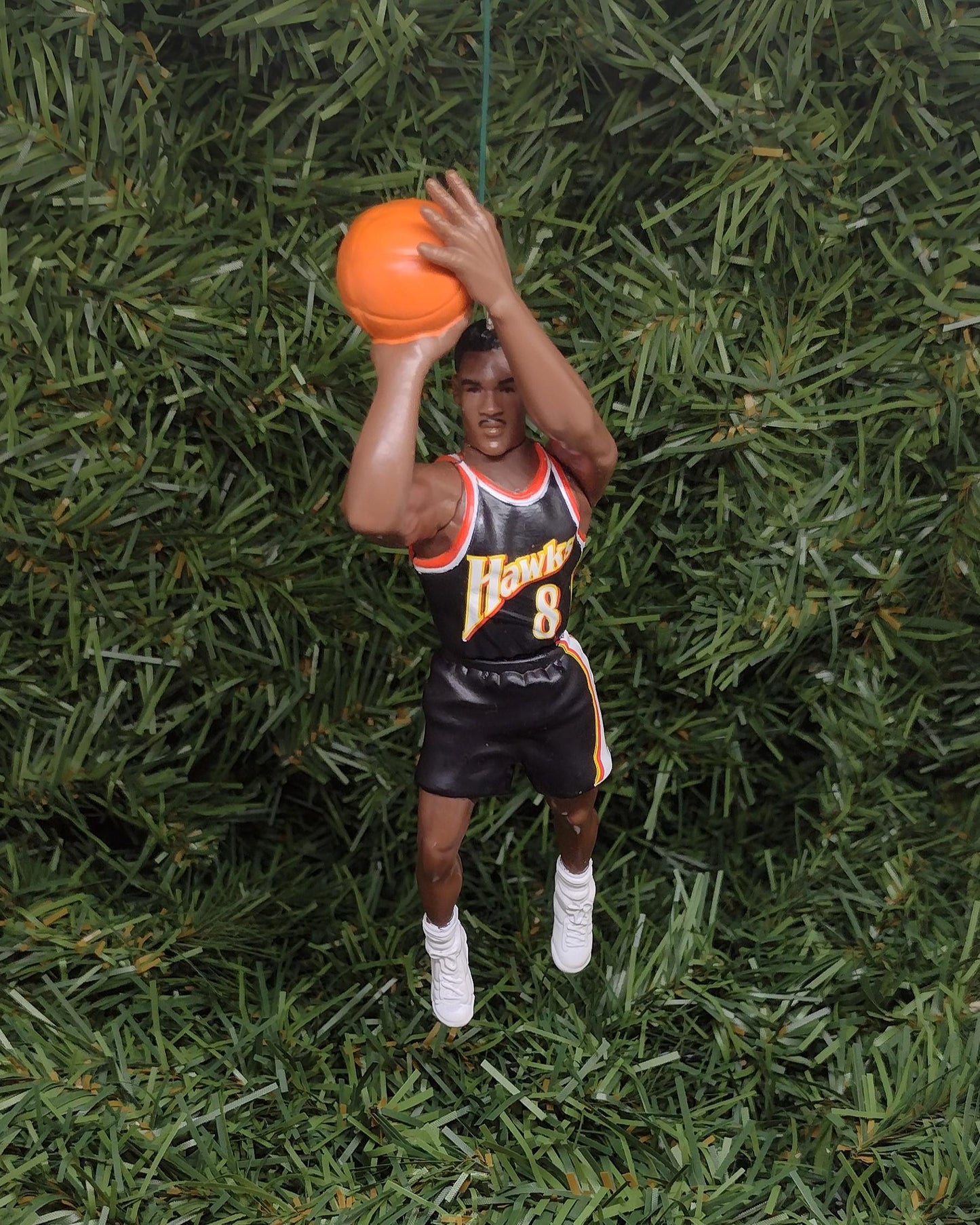 ATLANTA HAWKS Christmas Ornaments Trae Young/Spud Webb/Dominique Wilkins/Dikembe Mutombo/Stacey Augmon NBA Basketball Unique Gift