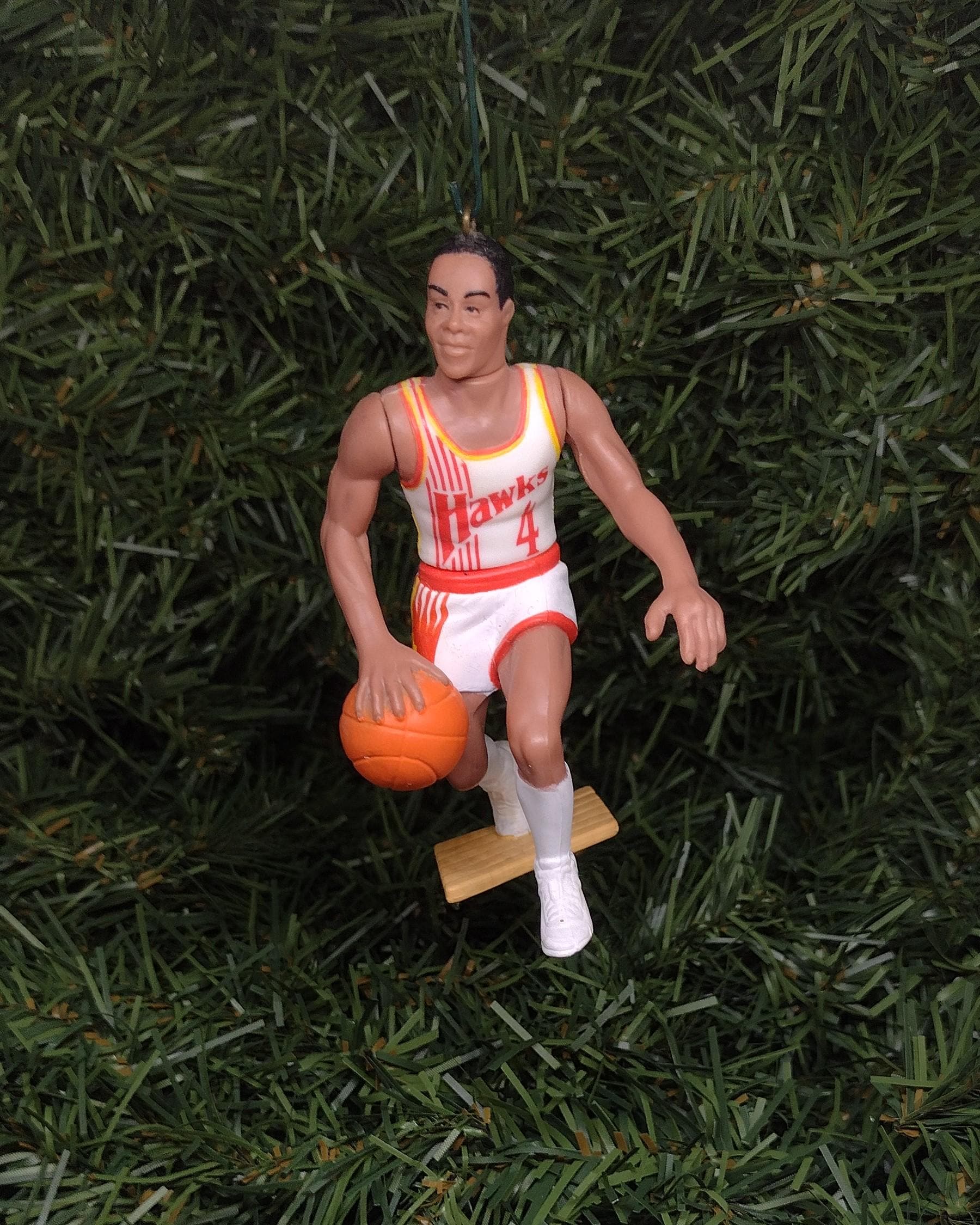 ATLANTA HAWKS Christmas Ornaments Trae Young/Spud Webb/Dominique Wilkins/Dikembe Mutombo/Stacey Augmon NBA Basketball Unique Gift