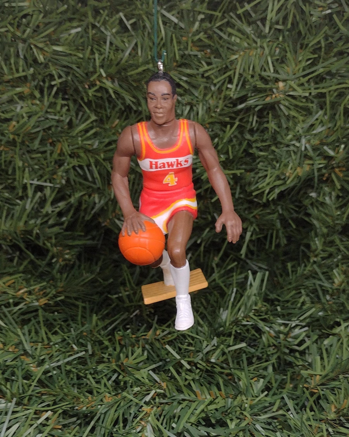 ATLANTA HAWKS Christmas Ornaments Trae Young/Spud Webb/Dominique Wilkins/Dikembe Mutombo/Stacey Augmon NBA Basketball Unique Gift