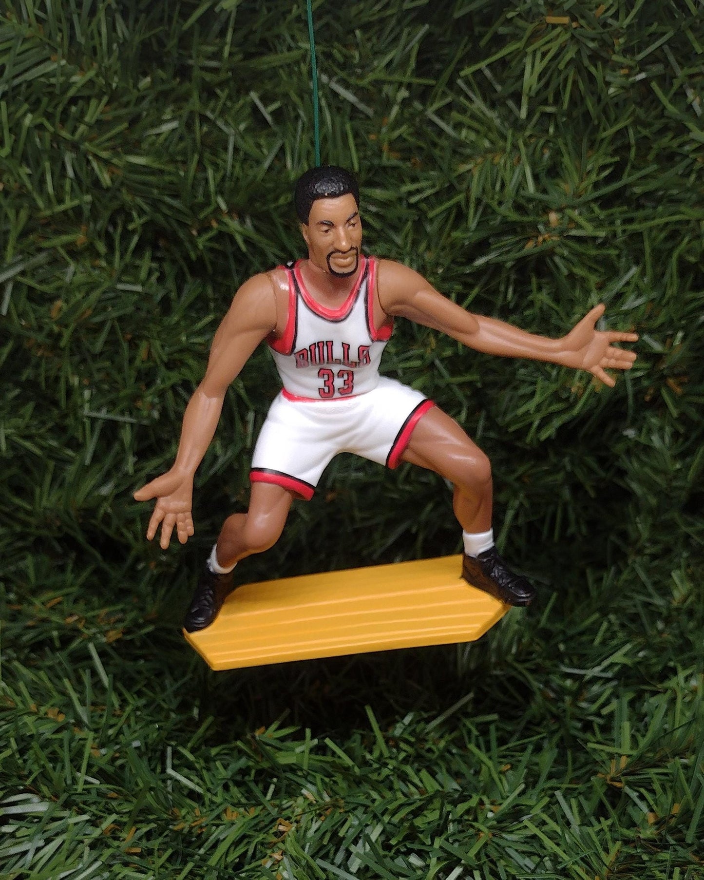 Chicago Bulls Ornaments Christmas Gift Idea Scottie Pippen Dennis Rodman BJ Armstrong Unique Xmas Tree Decoration NBA Basketball Figures