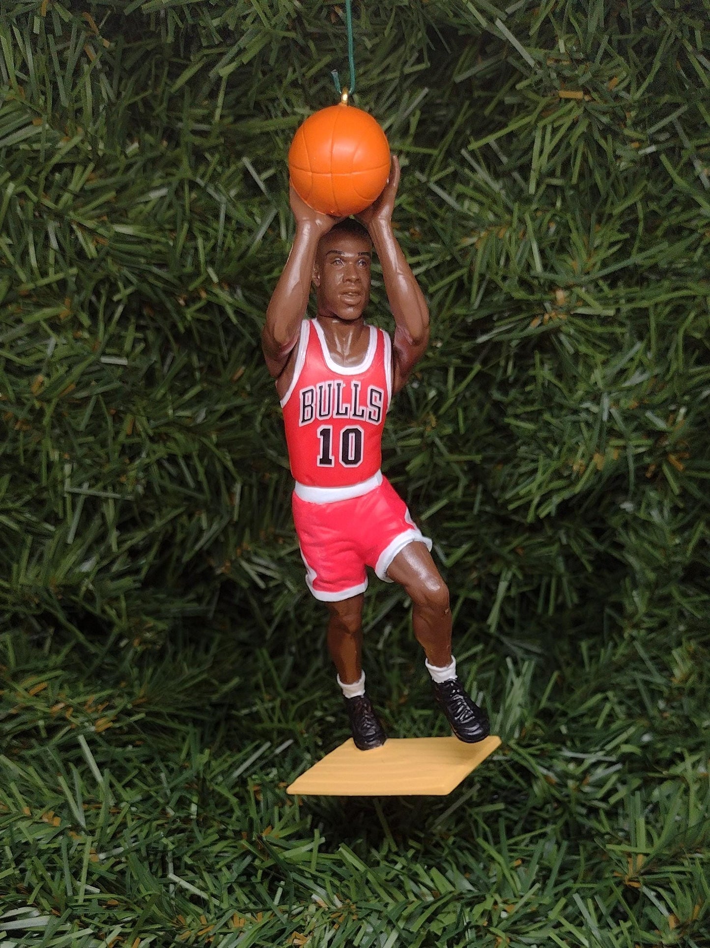 Chicago Bulls Ornaments Christmas Gift Idea Scottie Pippen Dennis Rodman BJ Armstrong Unique Xmas Tree Decoration NBA Basketball Figures