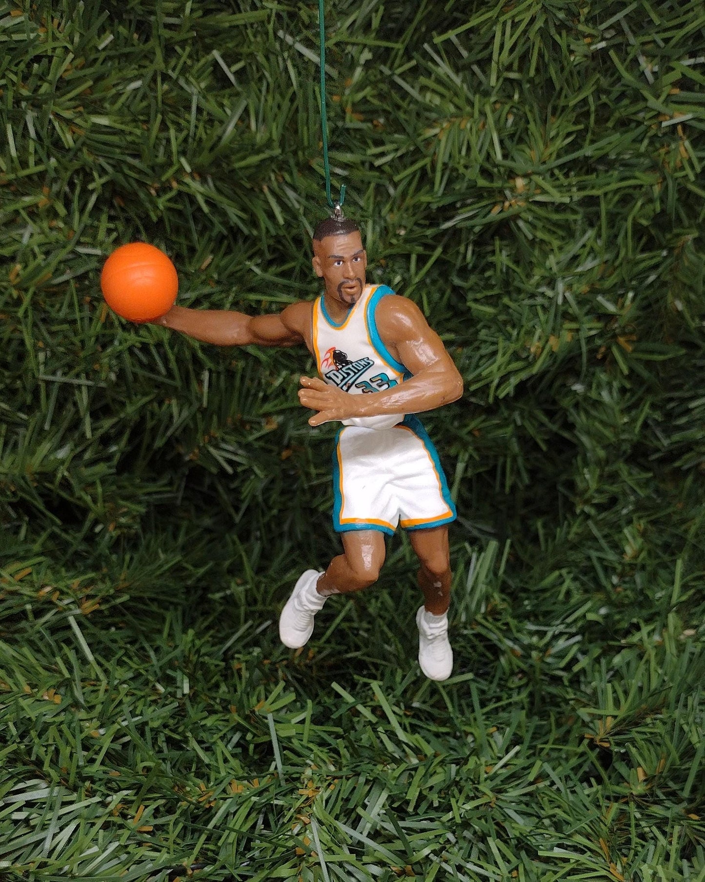 DETROIT PISTONS ornaments Christmas tree decoration Isiah Thomas/Grant Hill/Dennis Rodman Unique Xmas gift idea