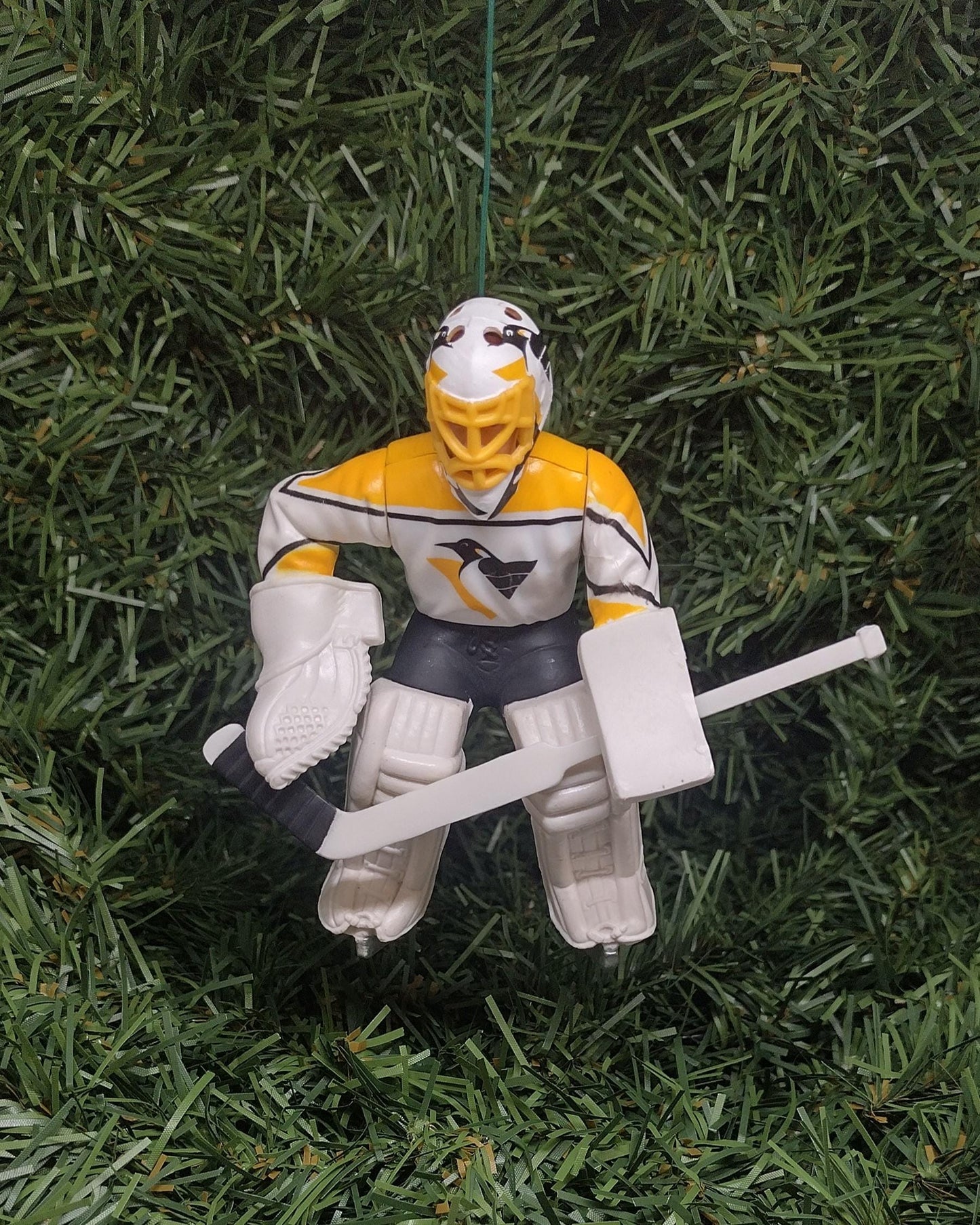 PITTSBURGH PENGUINS Ornaments Mario Lemieux/Jaromir Jagr/Tom Barrasso/Ron Tugnutt Christmas Tree NHL Hockey Unique Xmas Gift Idea