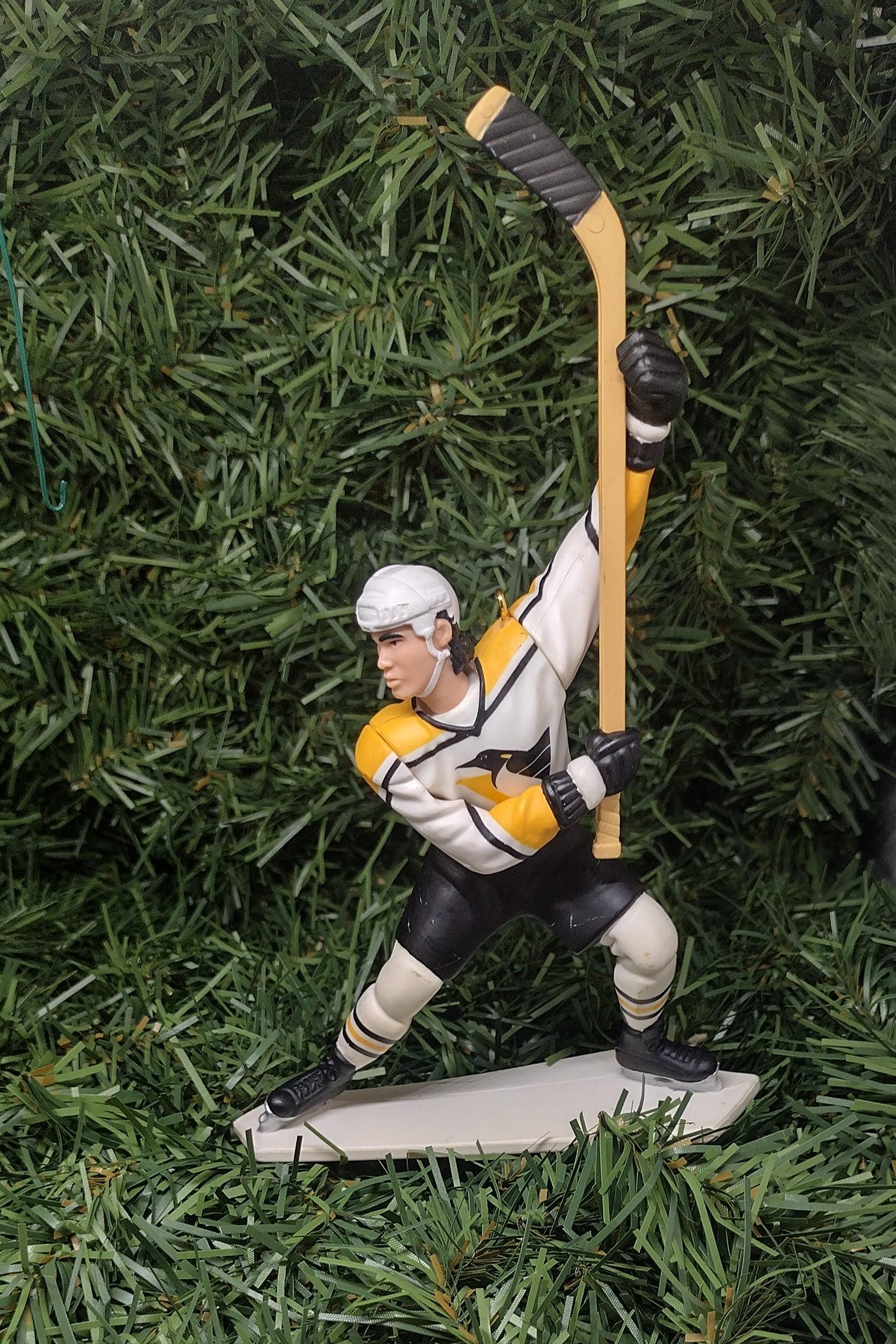 PITTSBURGH PENGUINS Ornaments Mario Lemieux/Jaromir Jagr/Tom Barrasso/Ron Tugnutt Christmas Tree NHL Hockey Unique Xmas Gift Idea