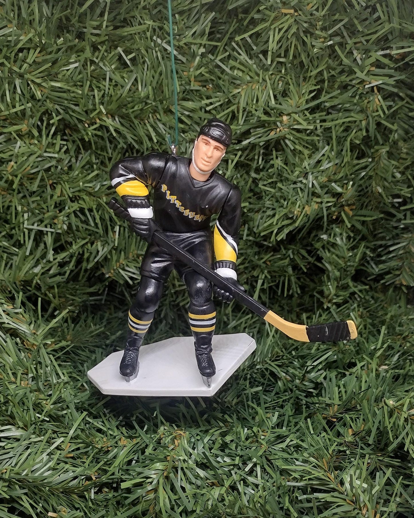 PITTSBURGH PENGUINS Ornaments Mario Lemieux/Jaromir Jagr/Tom Barrasso/Ron Tugnutt Christmas Tree NHL Hockey Unique Xmas Gift Idea