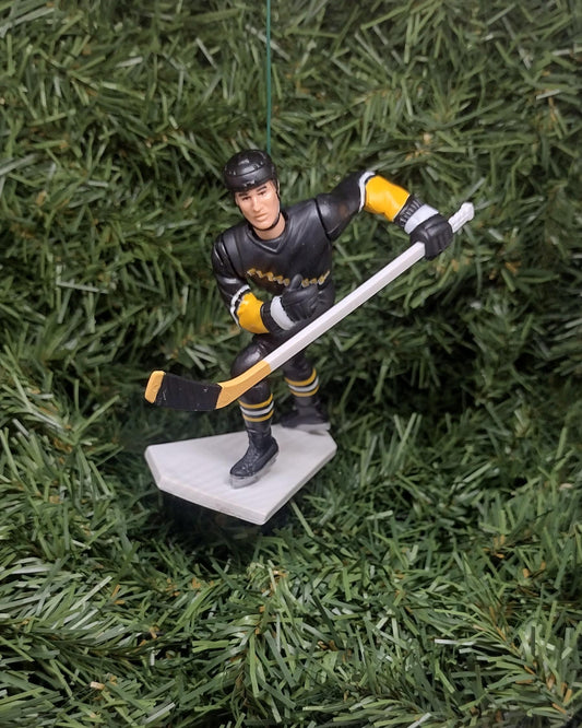 PITTSBURGH PENGUINS ornaments Mario Lemieux/Jaromir Jagr/Tom Barrasso/Ron Tugnutt Christmas tree nhl hockey unique Xmas gift idea