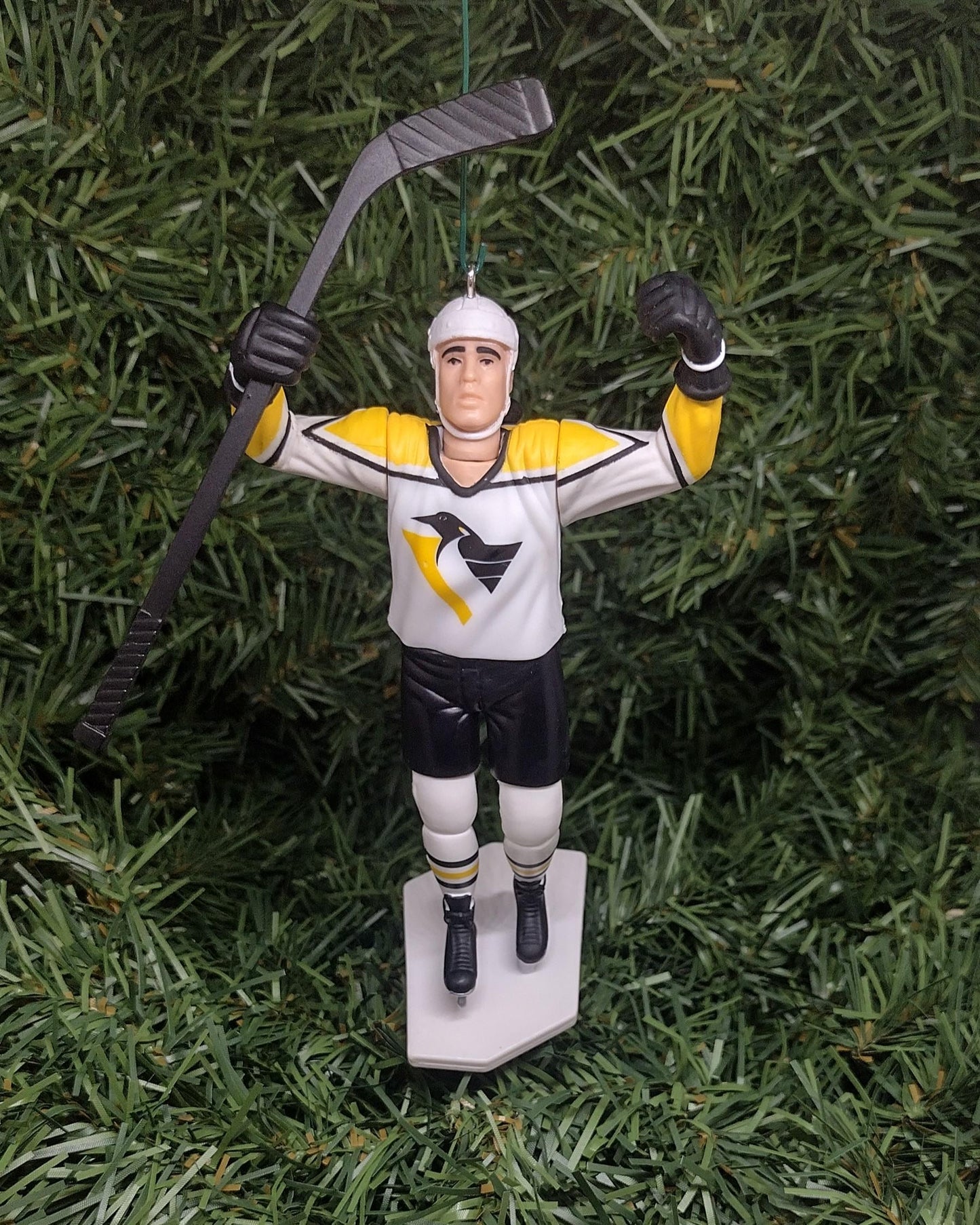 PITTSBURGH PENGUINS ornaments Mario Lemieux/Jaromir Jagr/Tom Barrasso/Ron Tugnutt Christmas tree nhl hockey unique Xmas gift idea