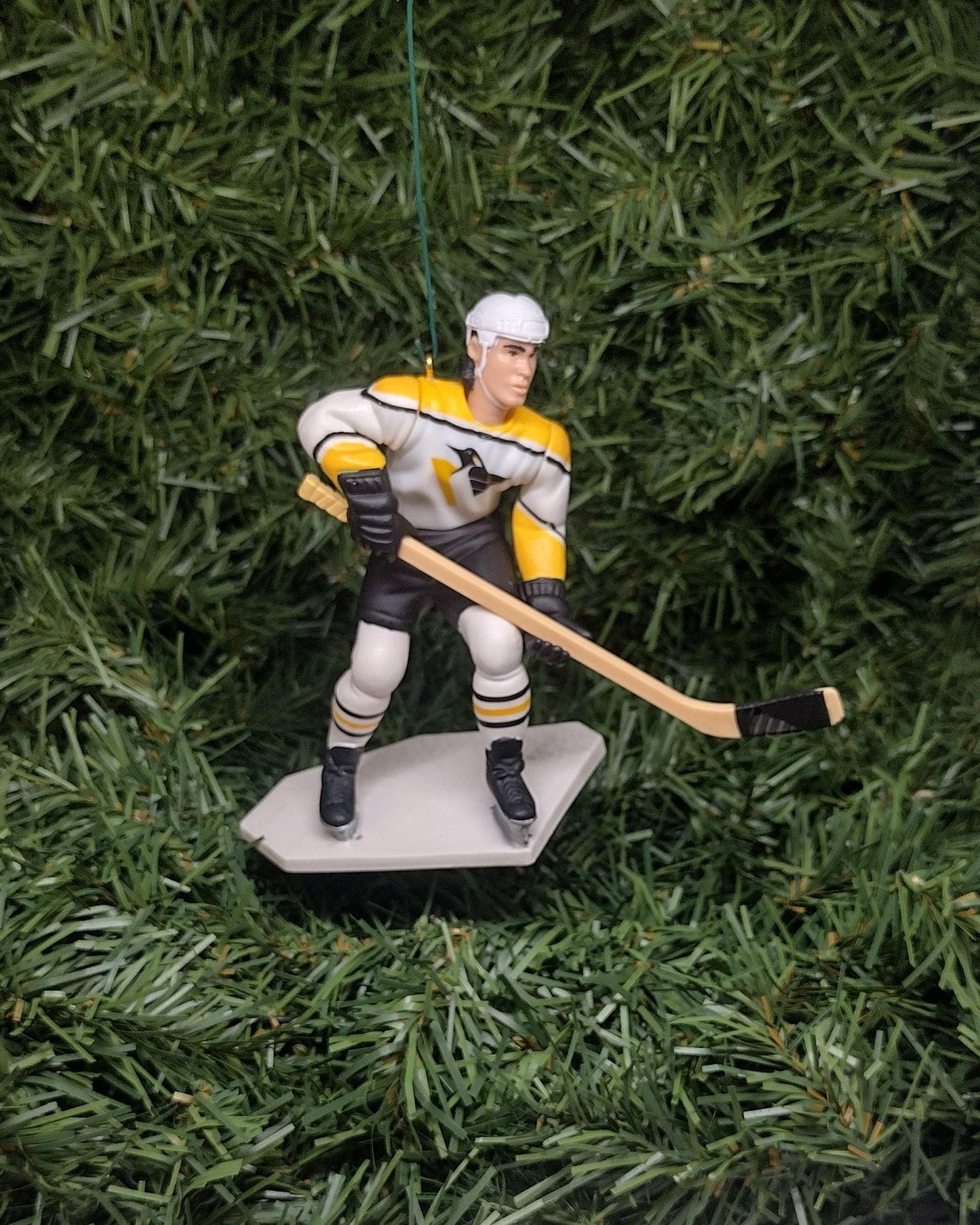 PITTSBURGH PENGUINS ornaments Mario Lemieux/Jaromir Jagr/Tom Barrasso/Ron Tugnutt Christmas tree nhl hockey unique Xmas gift idea