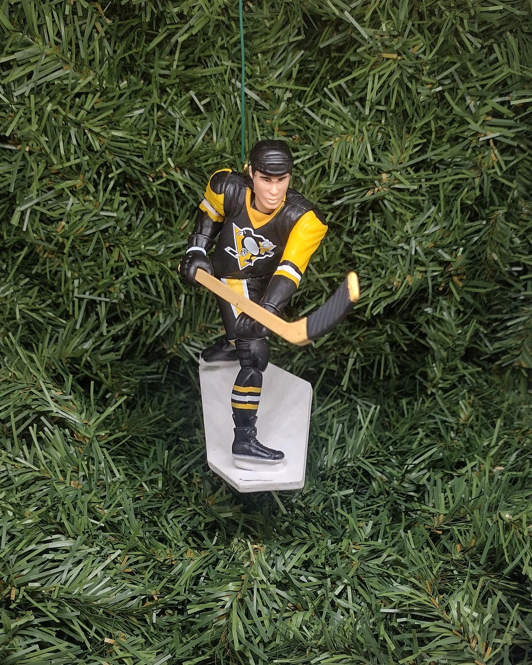 PITTSBURGH PENGUINS ornaments Mario Lemieux/Jaromir Jagr/Tom Barrasso/Ron Tugnutt Christmas tree nhl hockey unique Xmas gift idea