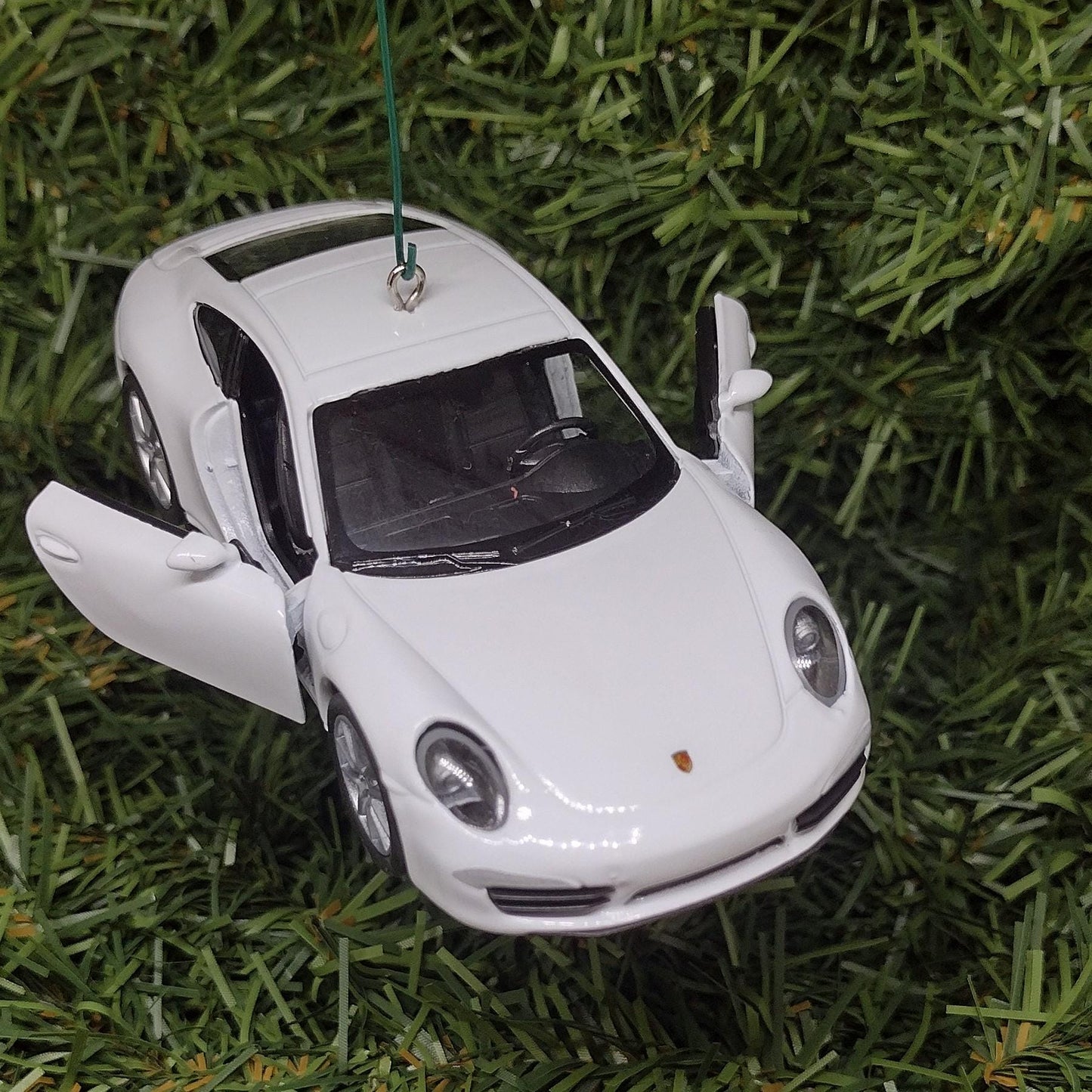 PORSCHE 911 Carrera S Ornament Christmas Tree Decoration Unique Gift Idea 991 White