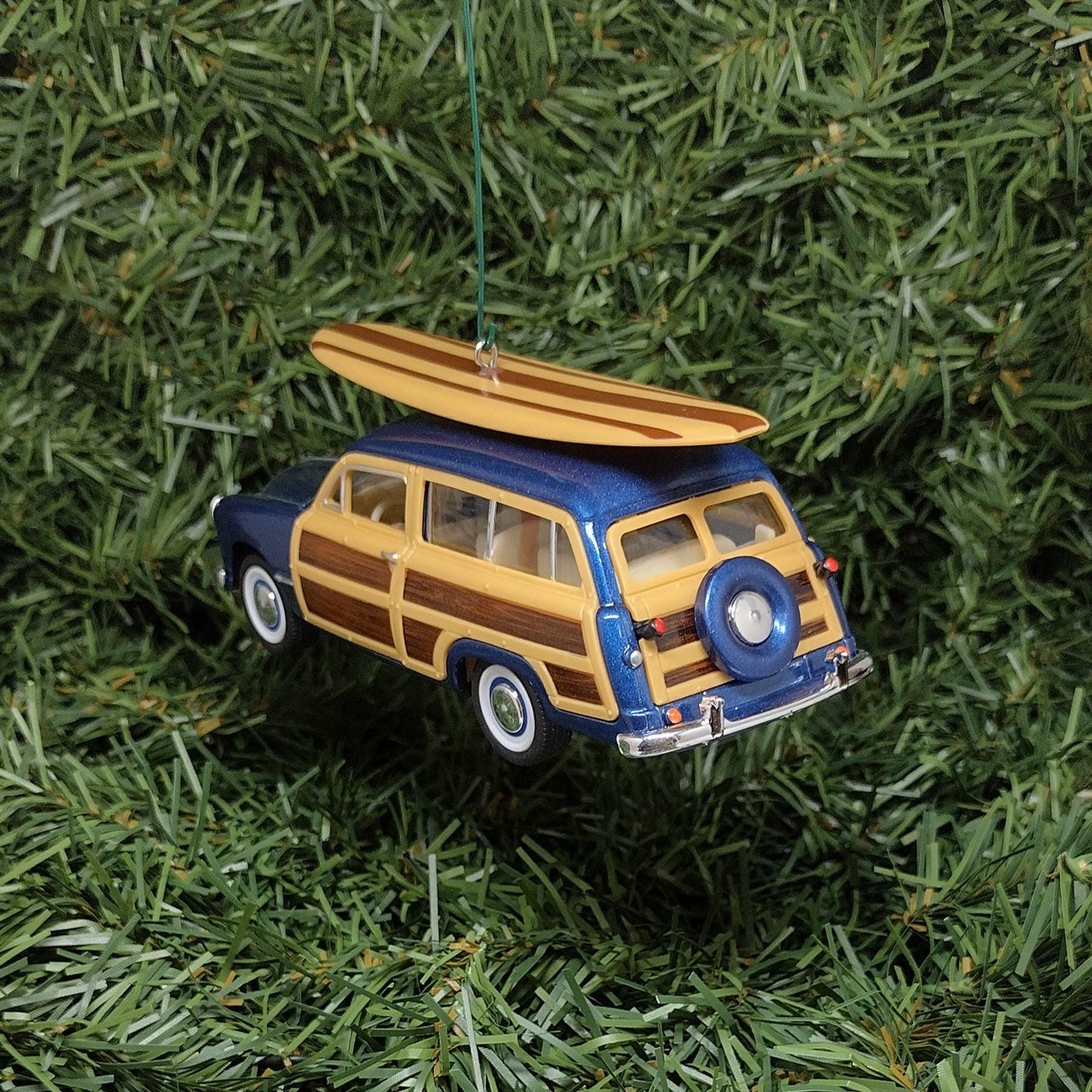 FORD 1949 Woodie Wagon Ornament Christmas Tree Decoration Fun Automotive Unique Xmas Gift Idea 5 Inch Woody Station Wagon