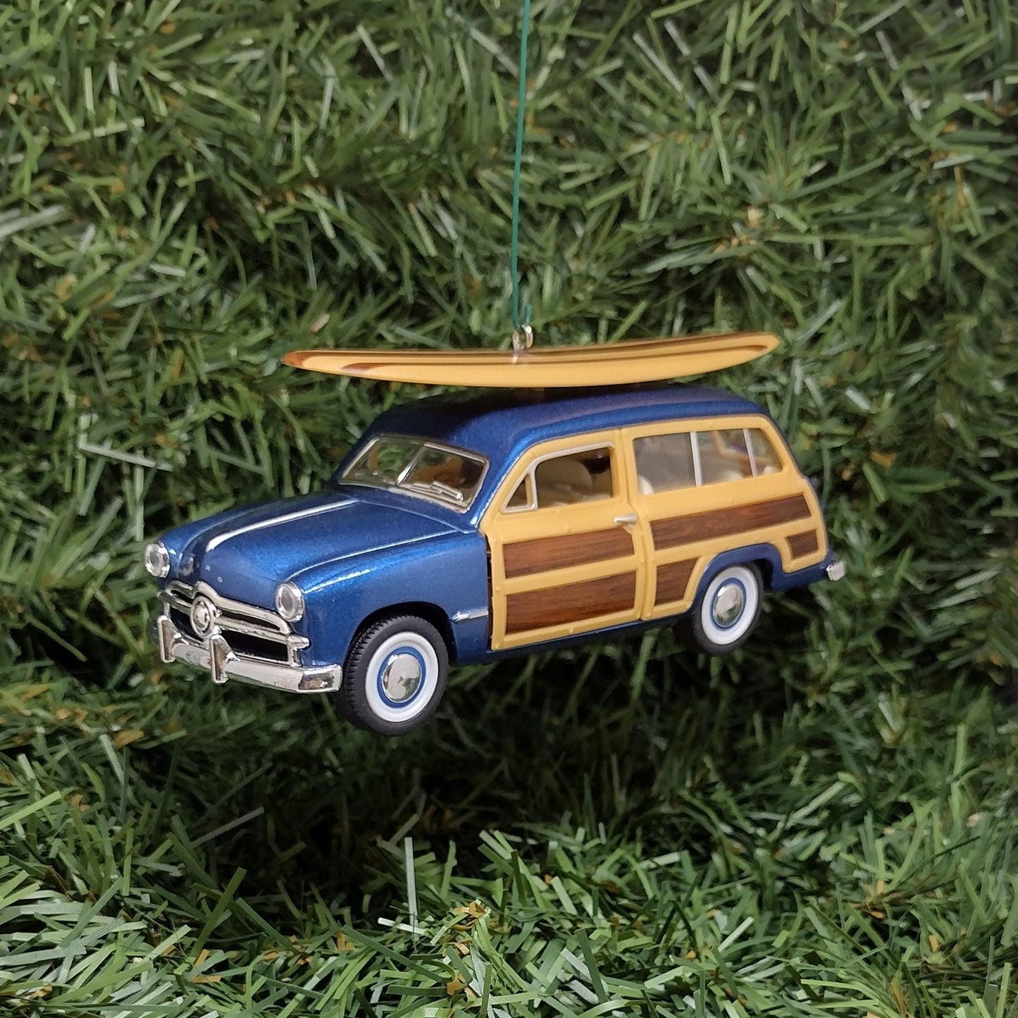 FORD 1949 Woodie Wagon Ornament Christmas Tree Decoration Fun Automotive Unique Xmas Gift Idea 5 Inch Woody Station Wagon