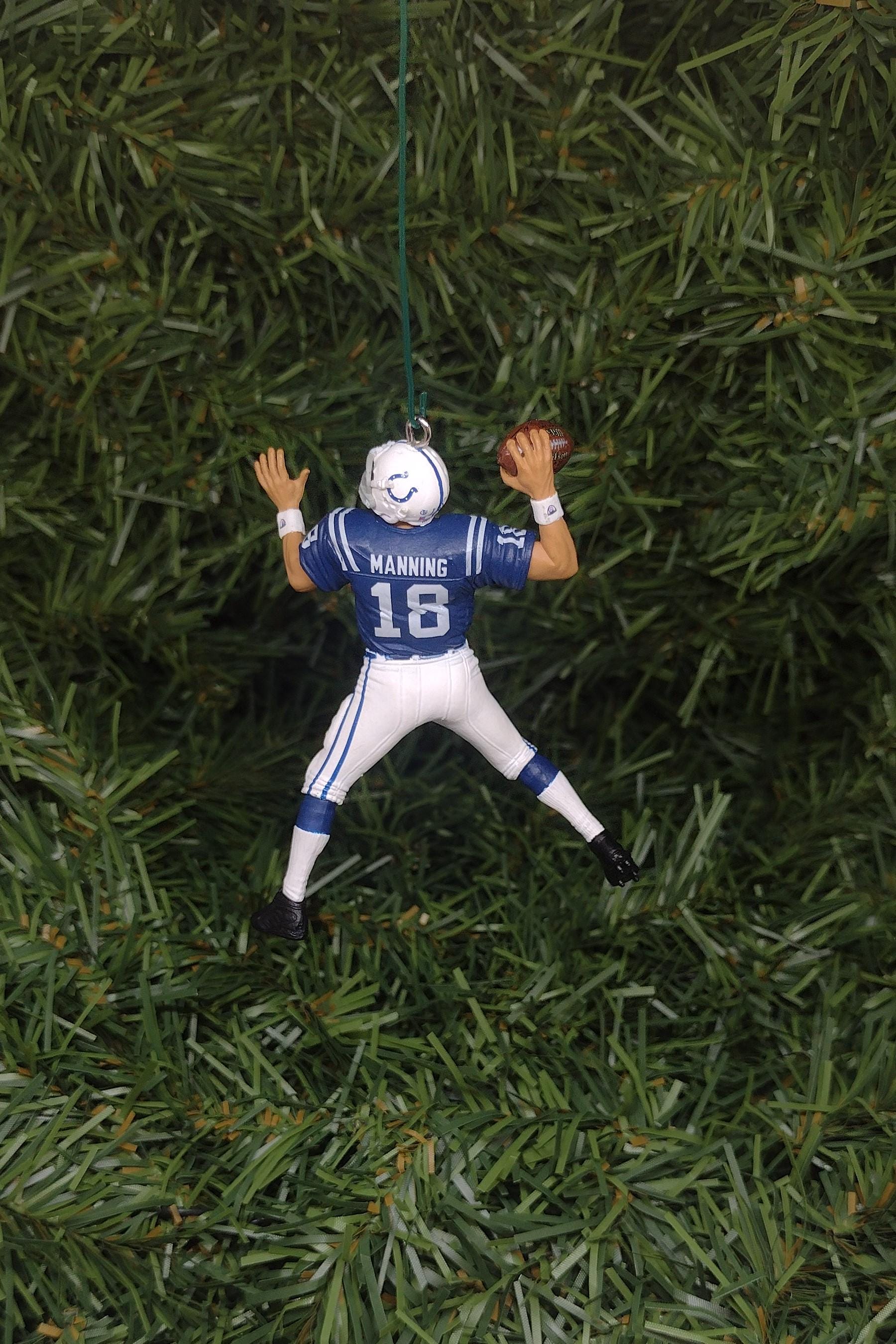 Peyton Manning INDIANAPOLIS COLTS Christmas Ornament Unique Xmas Gift Idea NFL Football