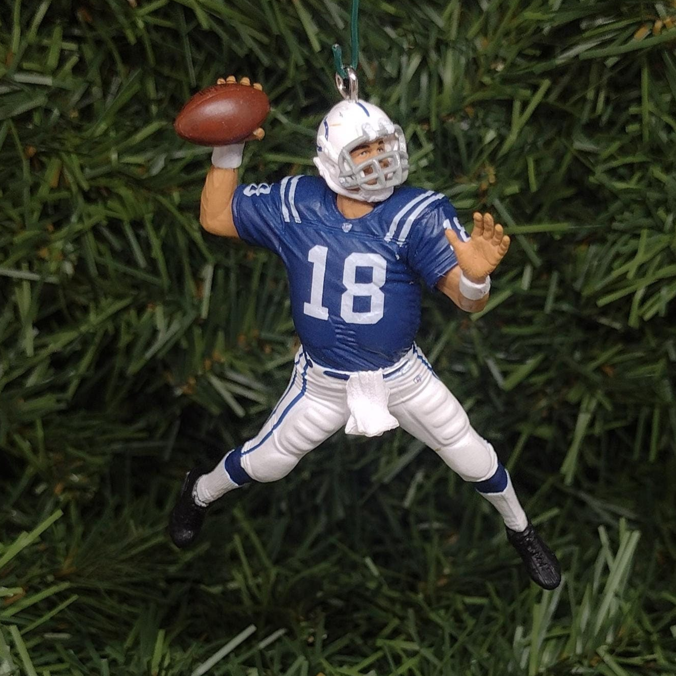 Peyton Manning INDIANAPOLIS COLTS Christmas Ornament Unique Xmas Gift Idea NFL Football