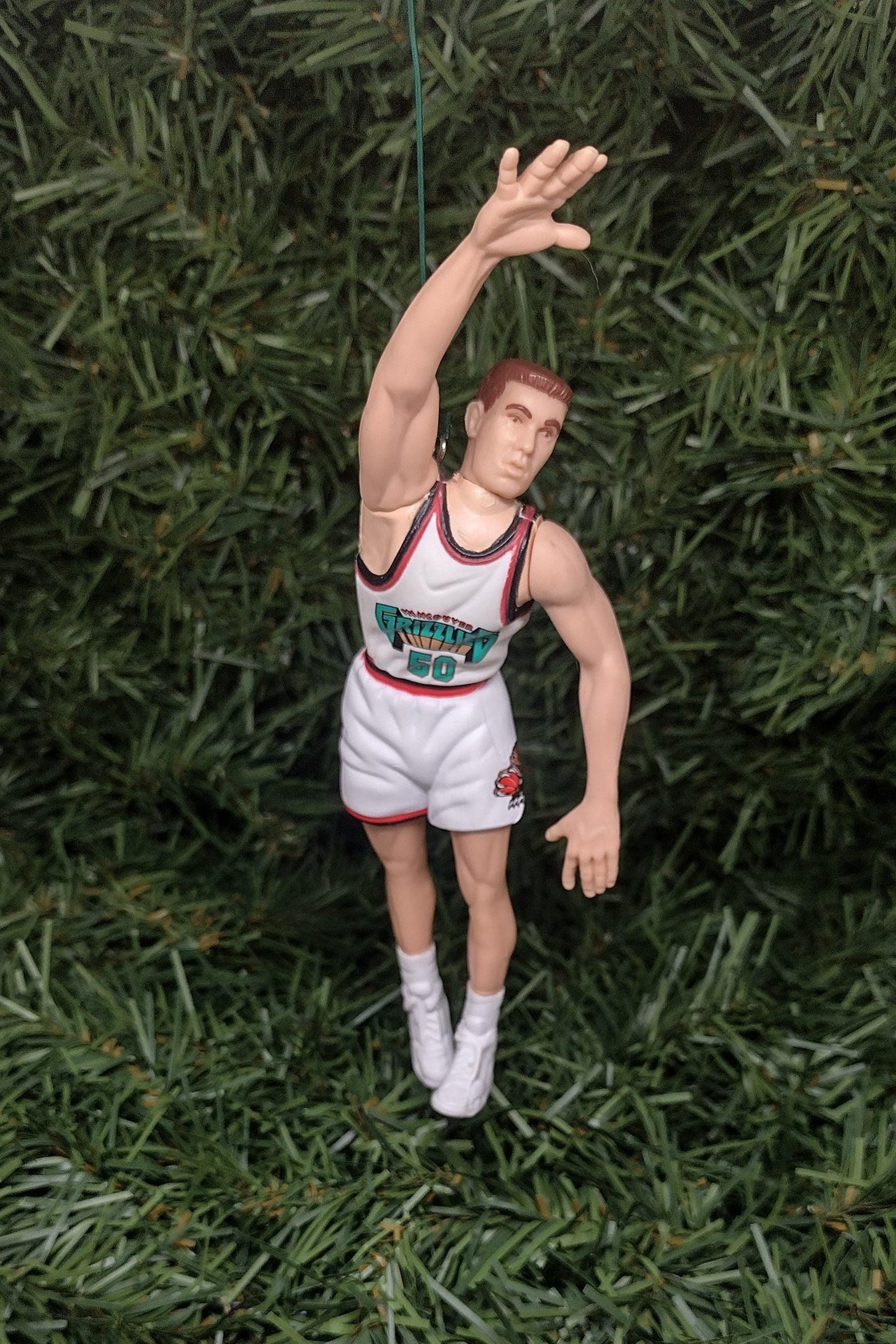 VANCOUVER GRIZZLIES Christmas Ornaments Mike Bibby Bryant Reeves Shareef Abdur-Rahim Unique Xmas Tree Decoration Nba Basketball