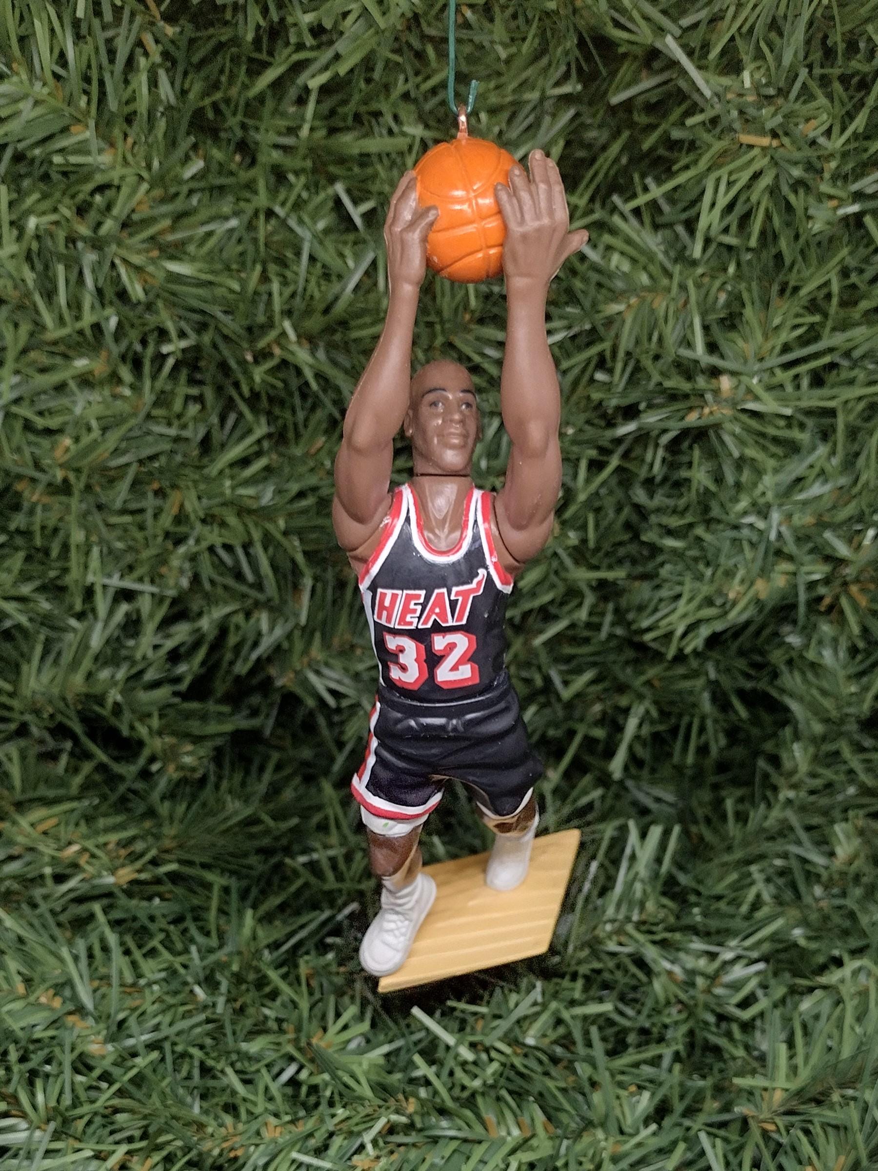 MIAMI HEAT Ornaments Christmas Tree Decoration Alonzo Mourning Harold Minor NBA Unique Gift Idea