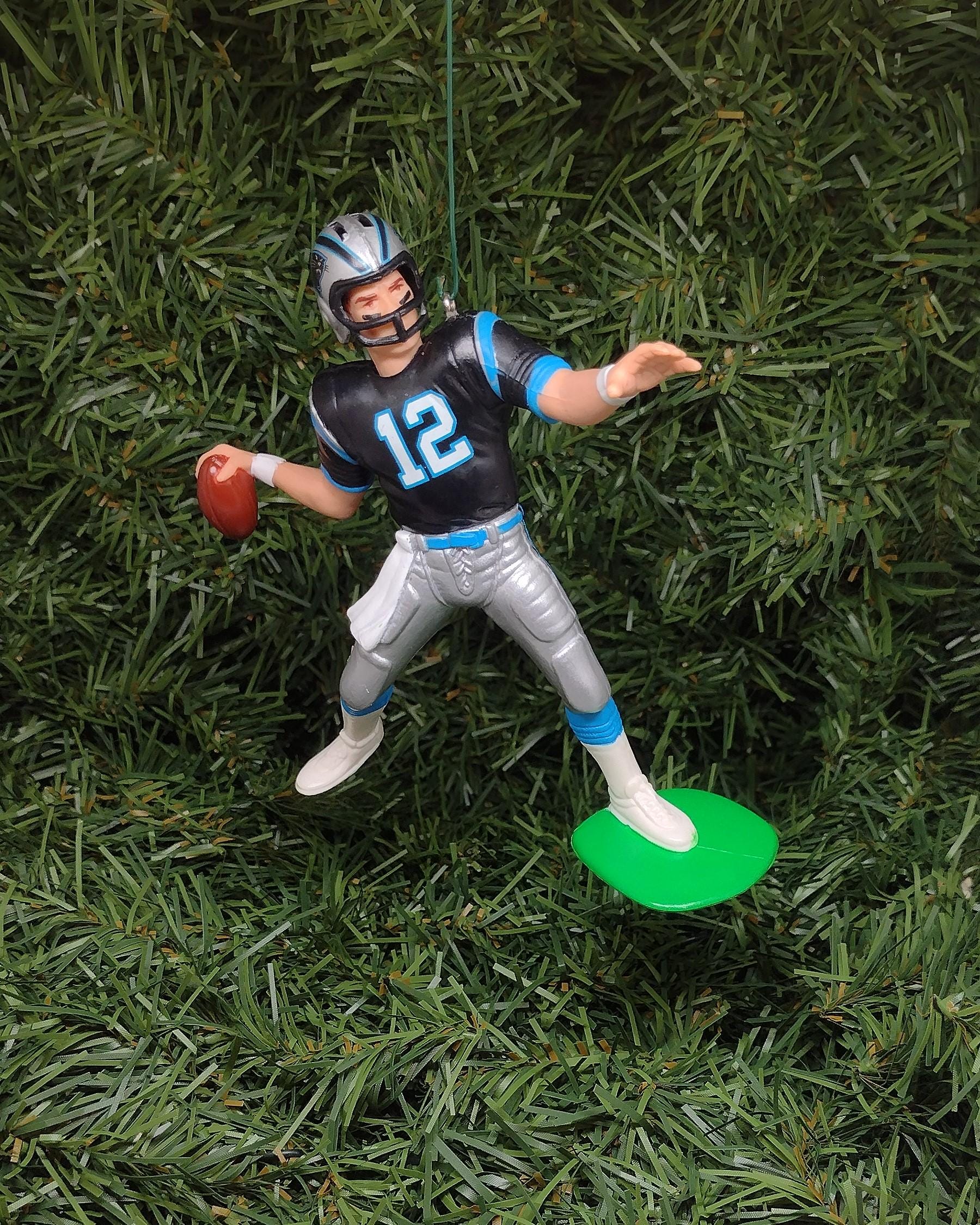 CAROLINA PANTHERS Christmas ornaments Kevin Greene/Kerry Collins/Lamar Lathon/Frank Reich unique gift idea Xmas tree decoration