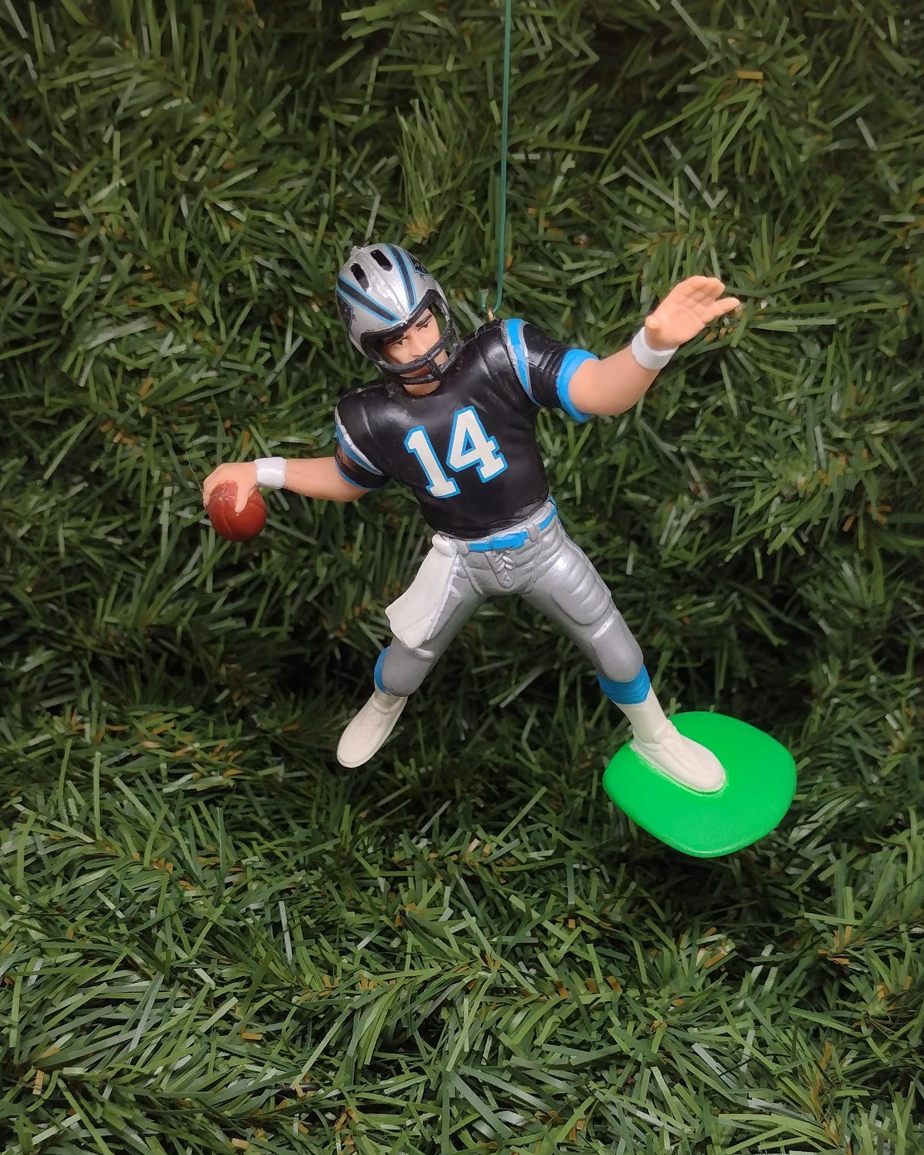 CAROLINA PANTHERS Christmas ornaments Kevin Greene/Kerry Collins/Lamar Lathon/Frank Reich unique gift idea Xmas tree decoration