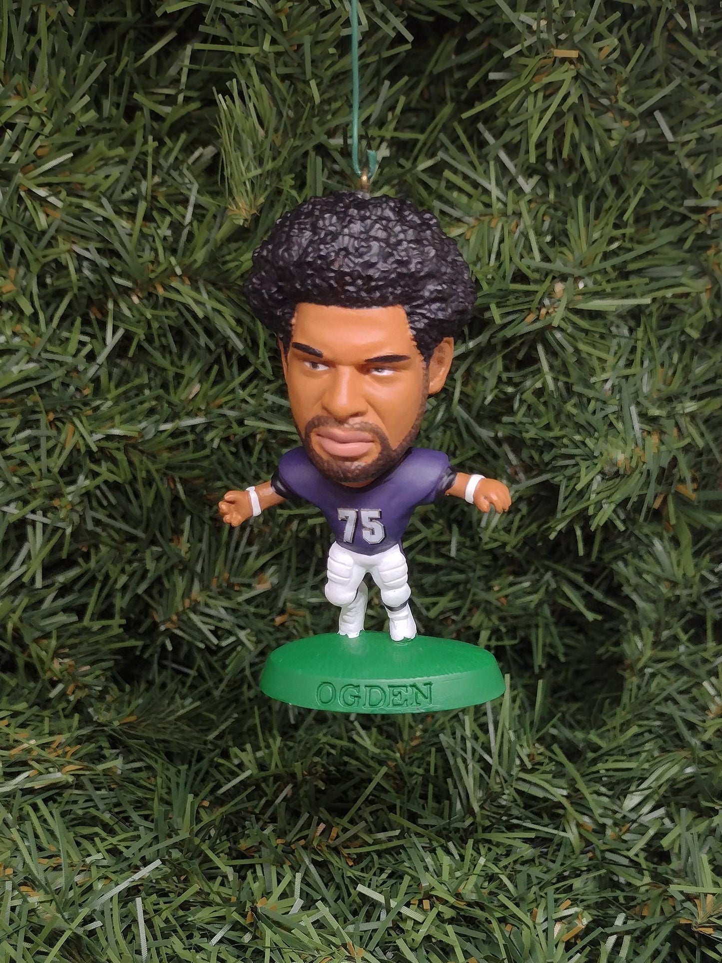 BALTIMORE RAVENS Christmas tree ornaments Eric Turner/Jim Harbaugh/Vinny Testaverde/Jonathan Ogden xmas NFL football figure unique gift